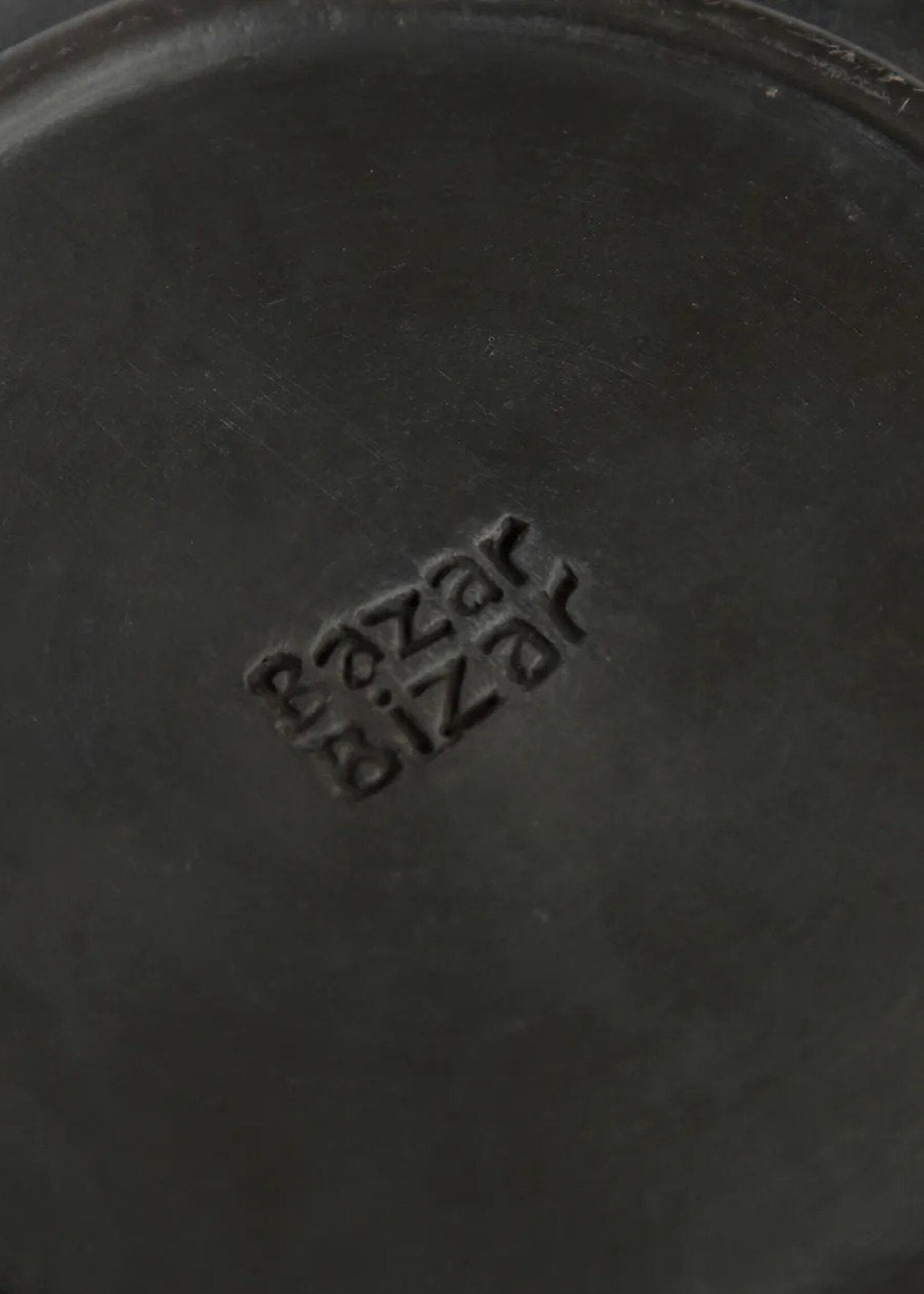 Bazar Bizar Antwerp The Burned Deep Plate - Black - M