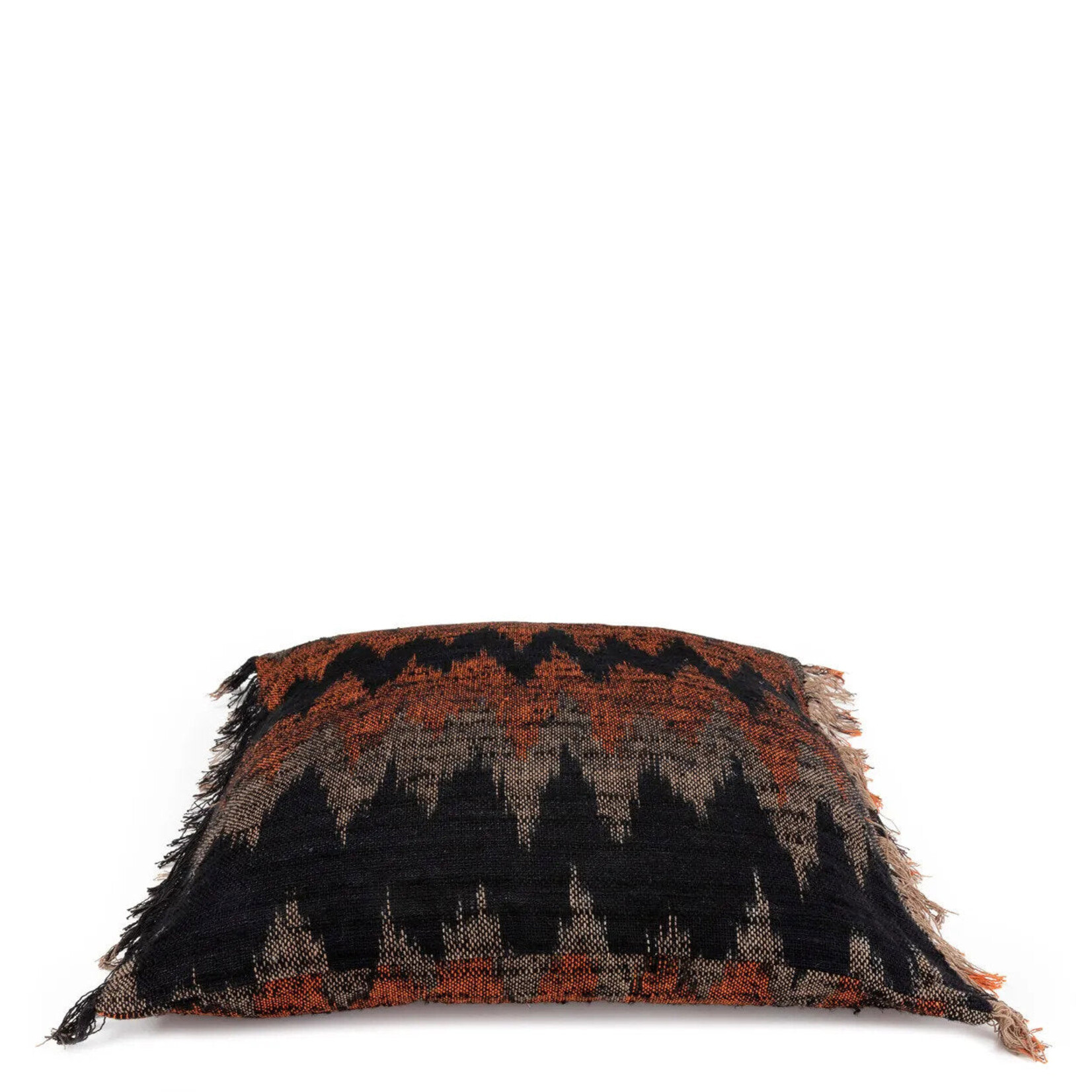 Bazar Bizar Antwerp The Oh My Gee Cushion Cover - Black Orange - 60x60