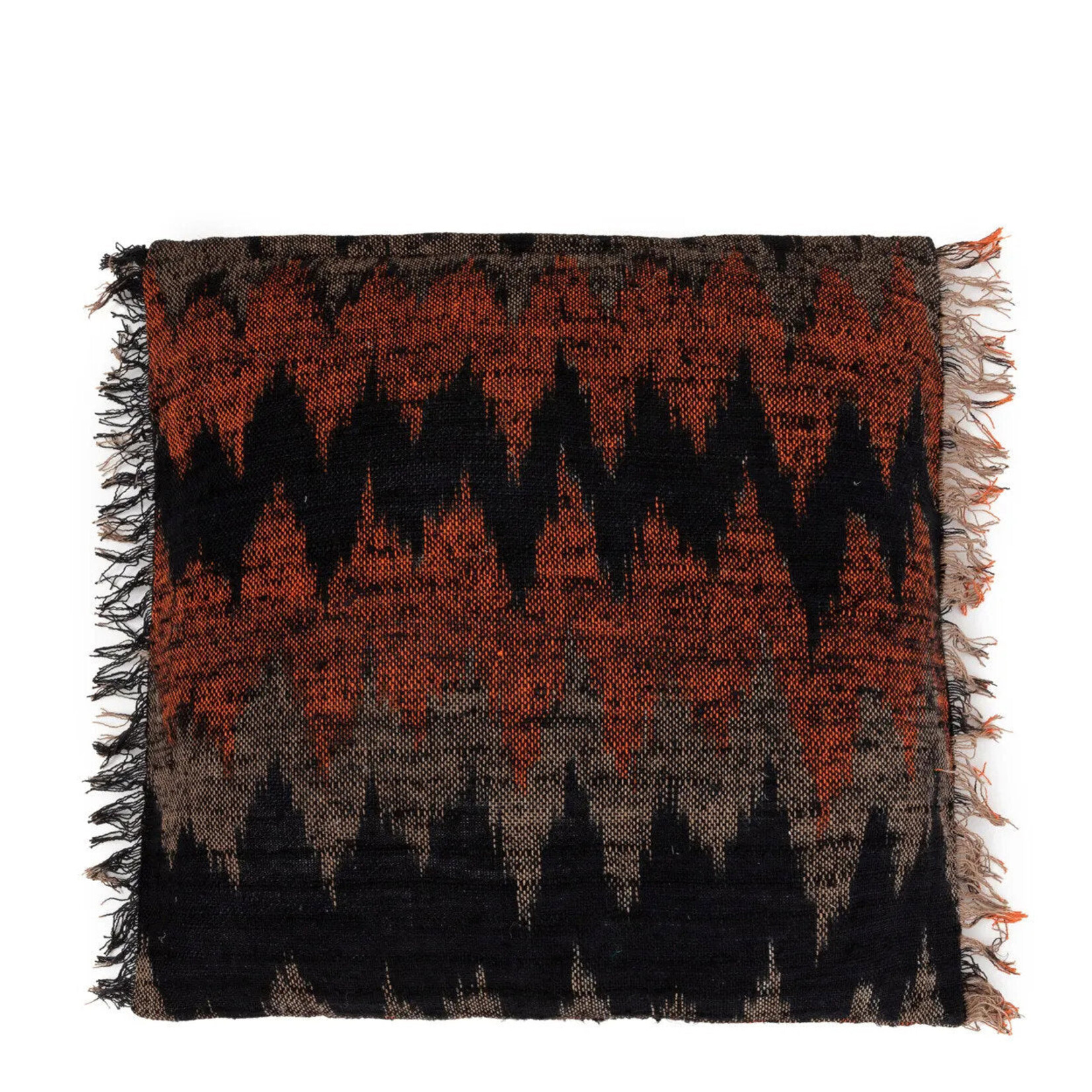 Bazar Bizar Antwerp The Oh My Gee Cushion Cover - Black Orange - 60x60