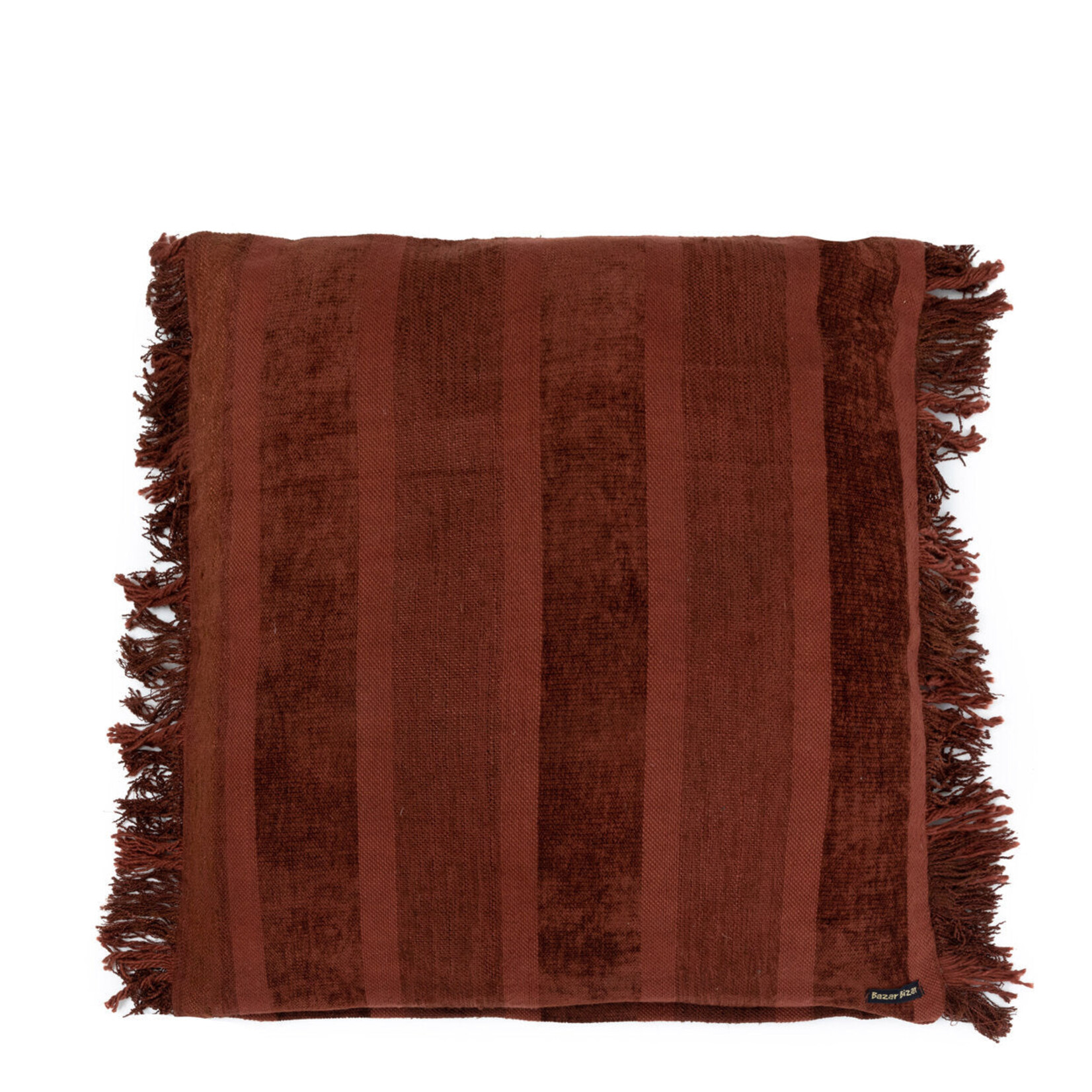 Bazar Bizar Antwerp The Oh My Gee Cushion Cover - Burgundy Velvet - 60x60