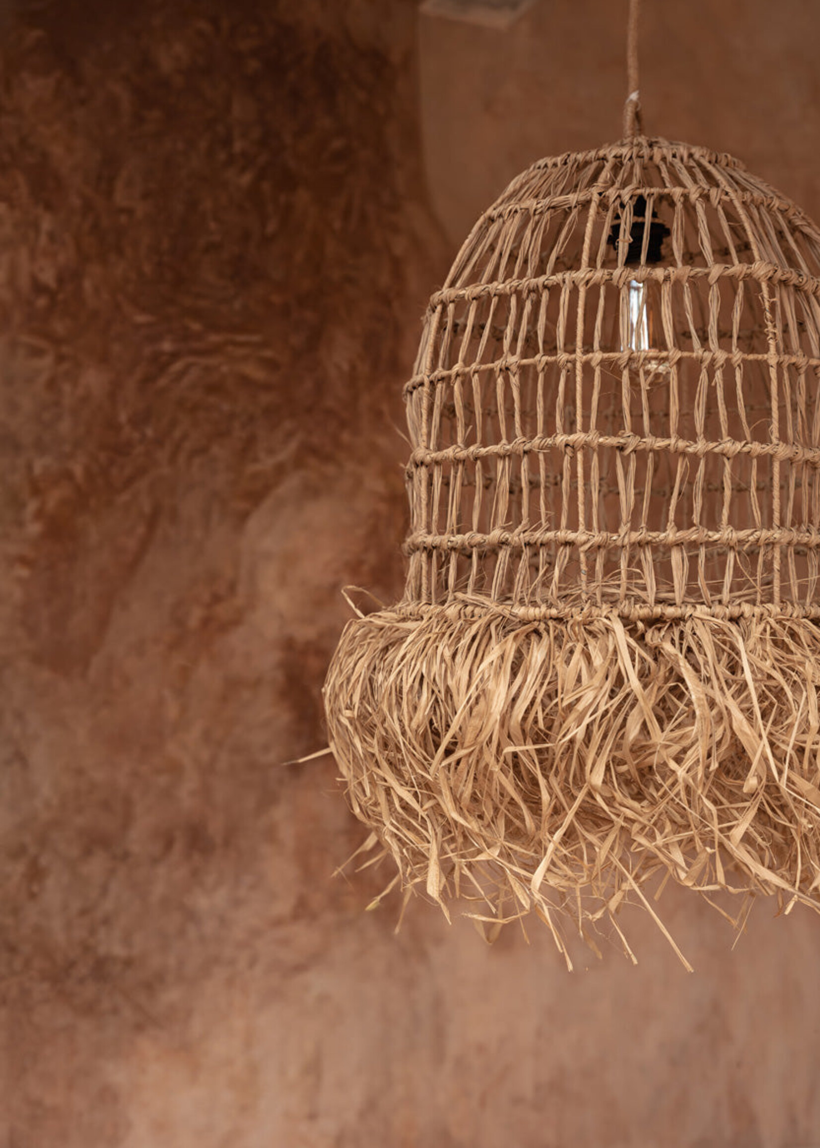 Bazar Bizar Antwerp The Casita Pendant - Natural - L