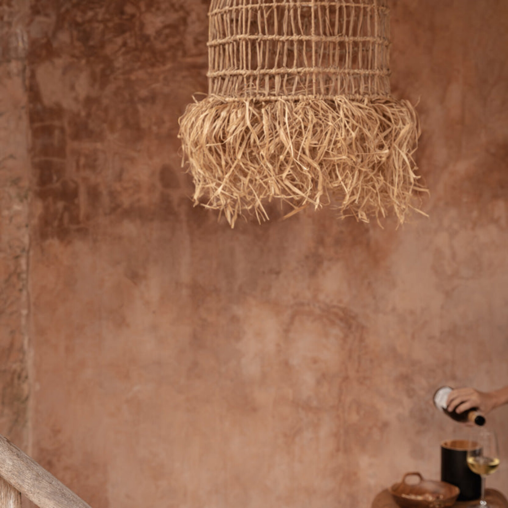 Bazar Bizar Antwerp The Casita Pendant - Natural - L