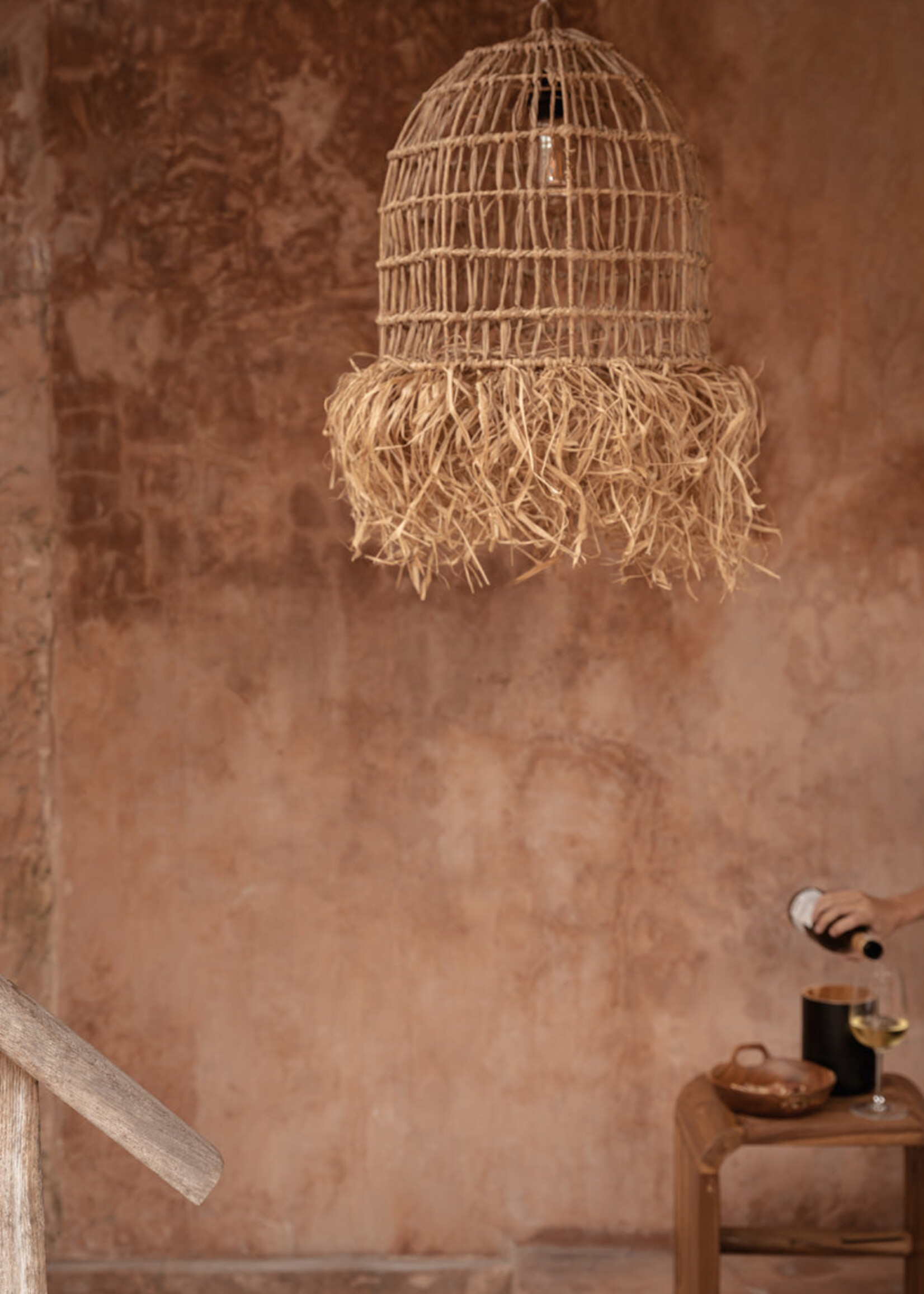 Bazar Bizar Antwerp The Casita Pendant - Natural - L