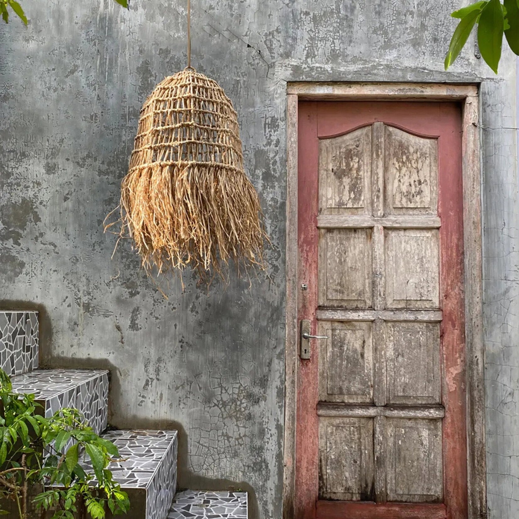 Bazar Bizar Antwerp The Casita Pendant - Natural - L