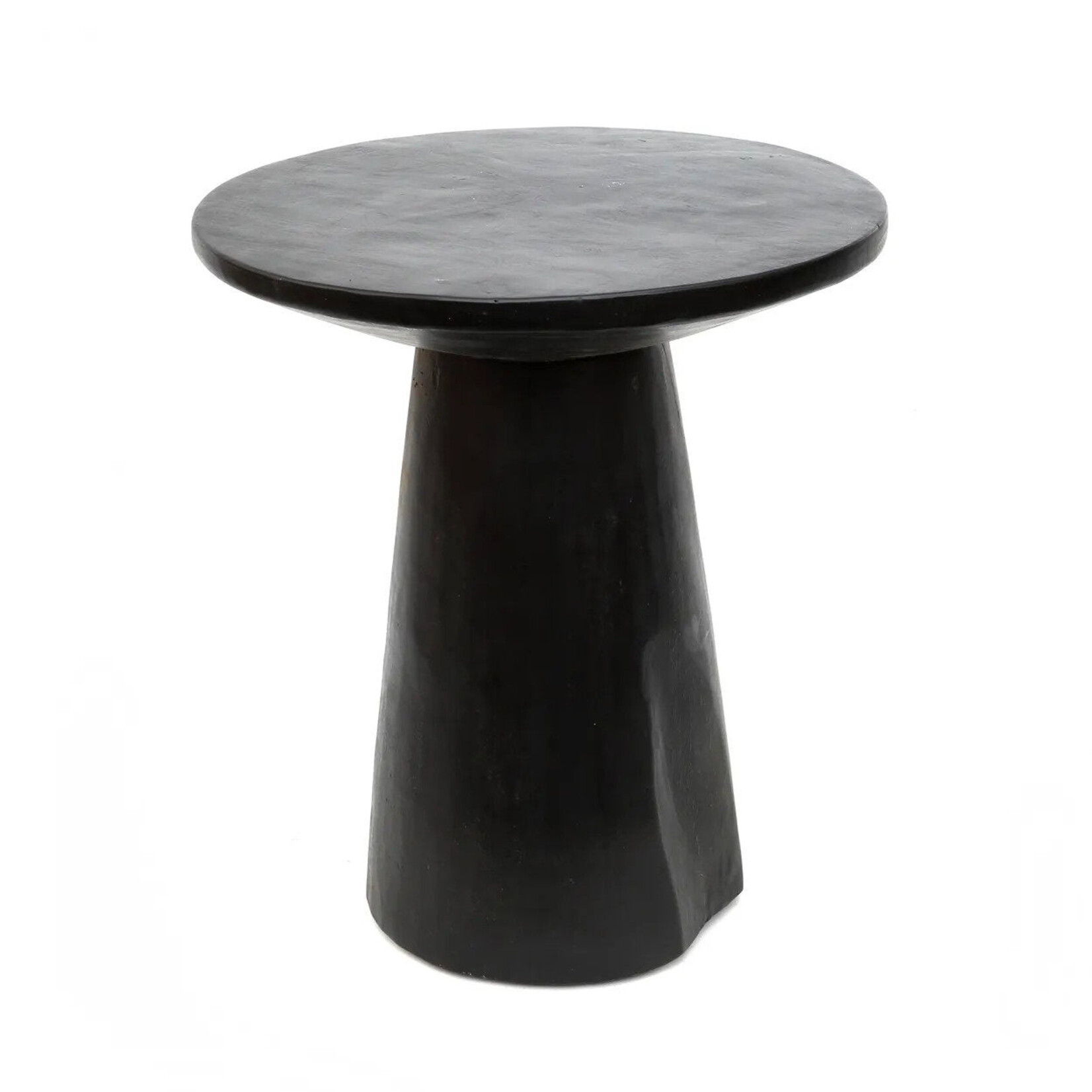 Bazar Bizar Antwerp The Timber Conic Side Table - Black - 50