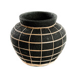 Bazar Bizar Antwerp The Belly Vase - Black Natural - L