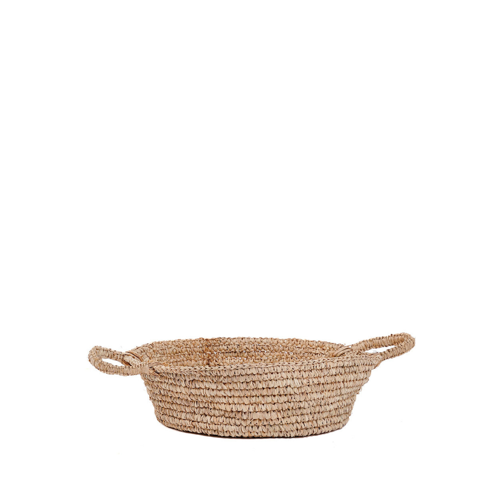 Bazar Bizar Antwerp The Raffia Basket Trays - Natural - M
