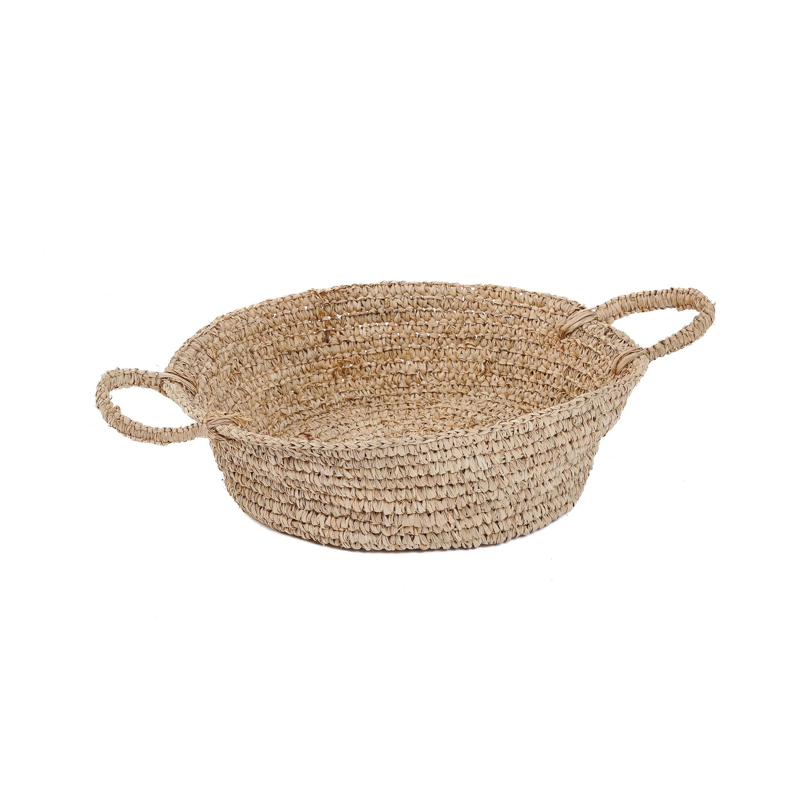 Bazar Bizar Antwerp The Raffia Basket Trays - Natural - M