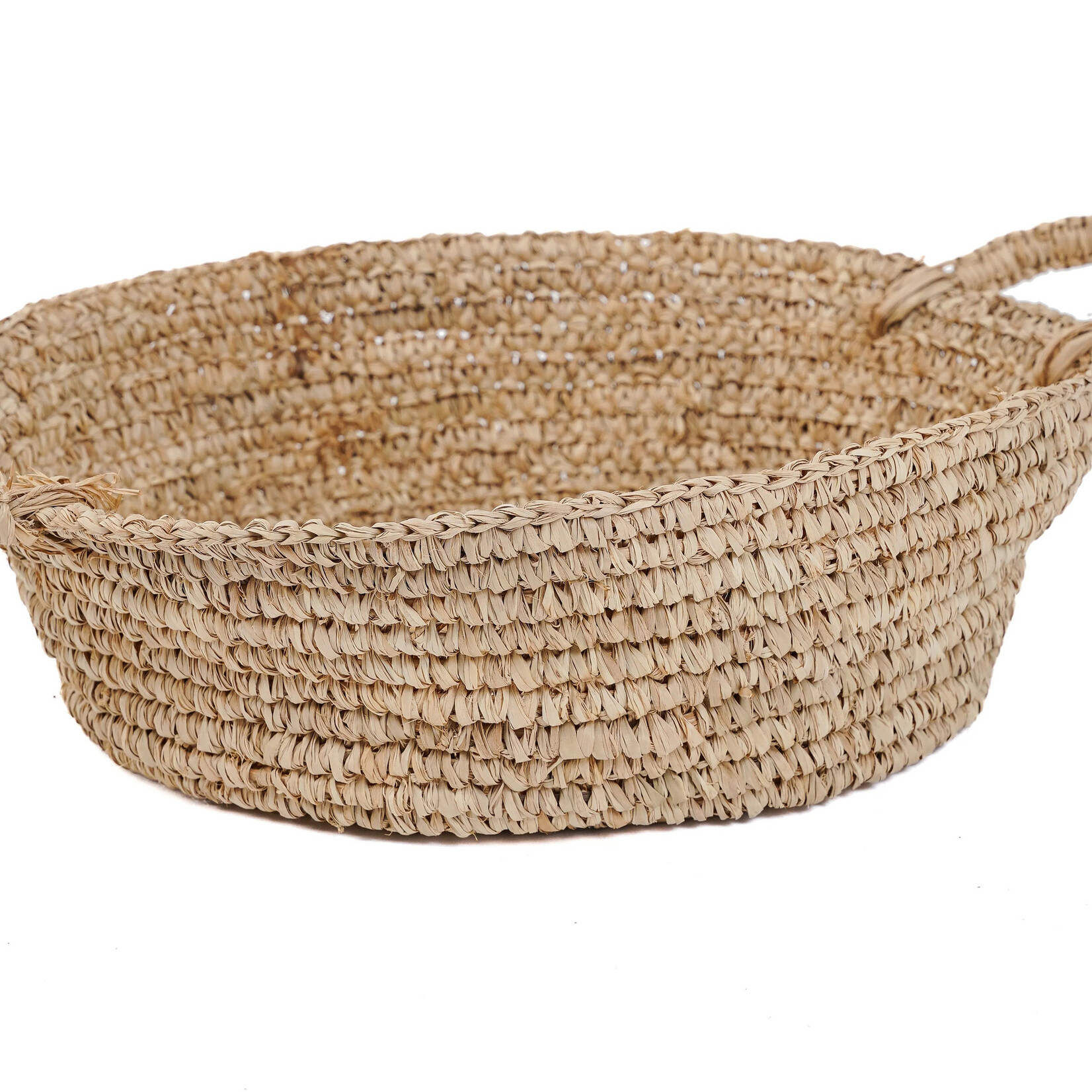 Bazar Bizar Antwerp The Raffia Basket Trays - Natural - M