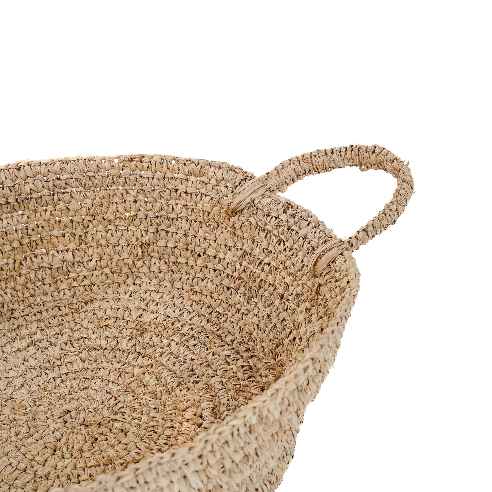 Bazar Bizar Antwerp The Raffia Basket Trays - Natural - M