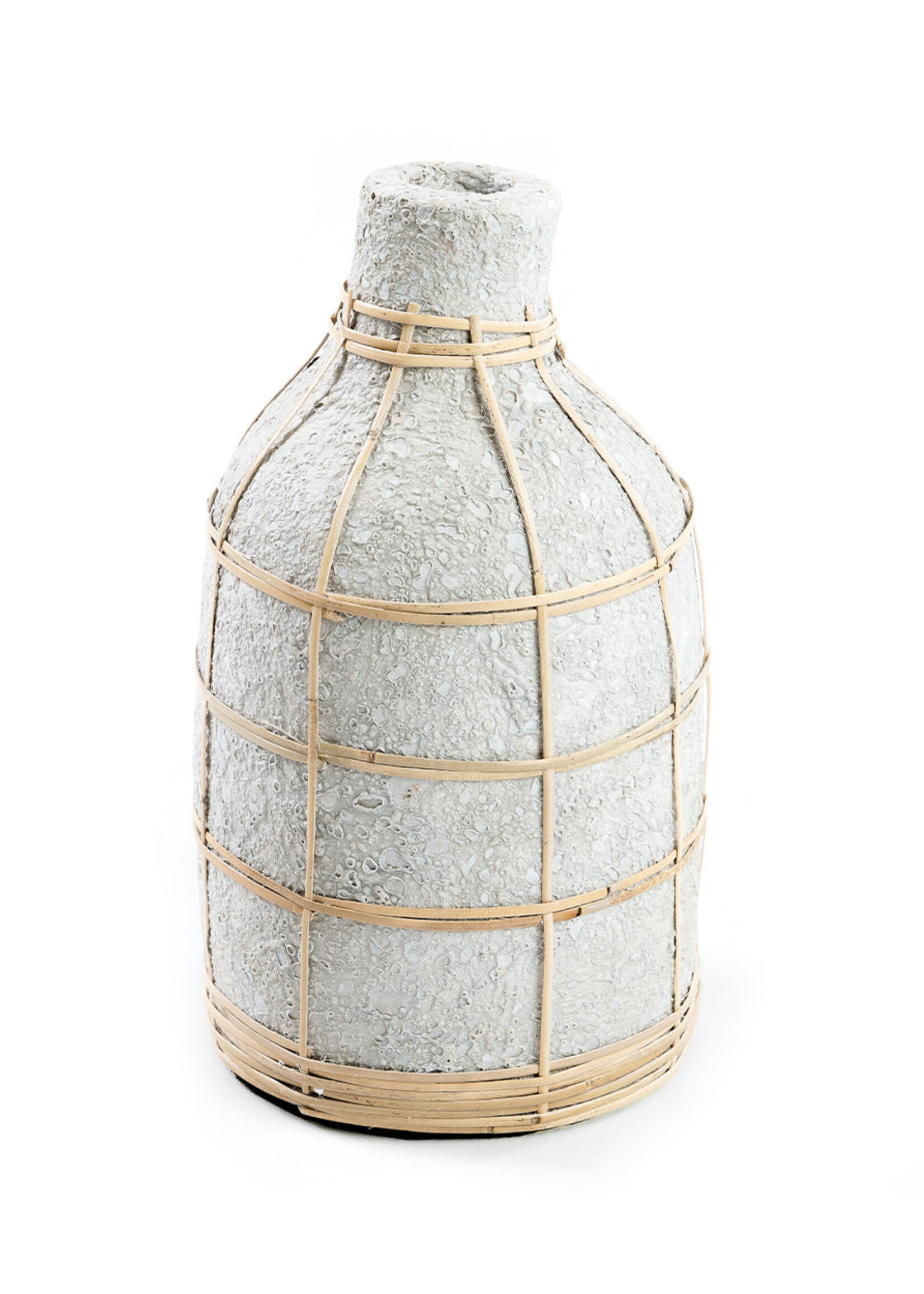 Bazar Bizar Antwerp The Whoopy Vase - Concrete Natural - L