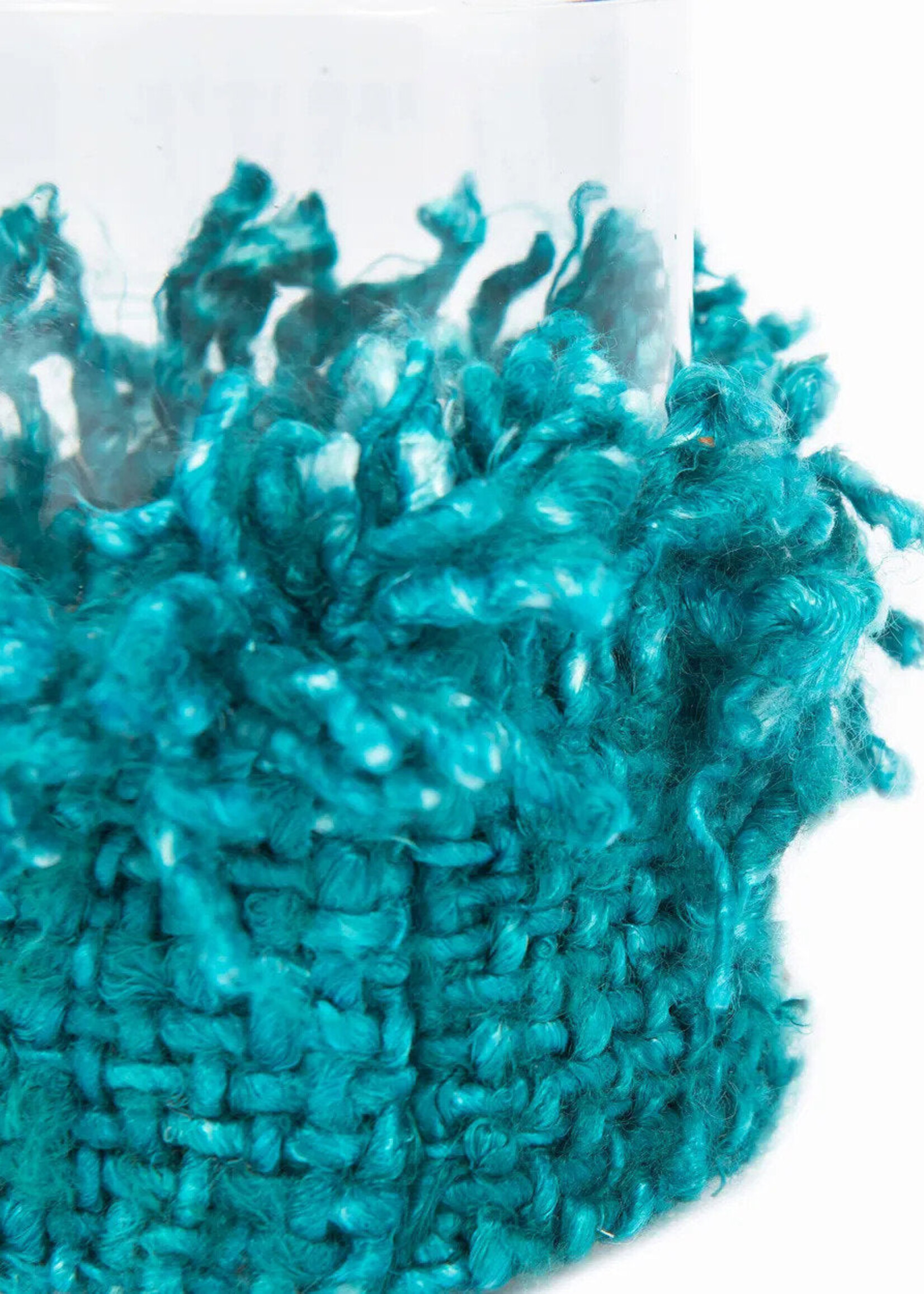 Bazar Bizar Antwerp The Oh My Gee Candle Holder - Aqua - L