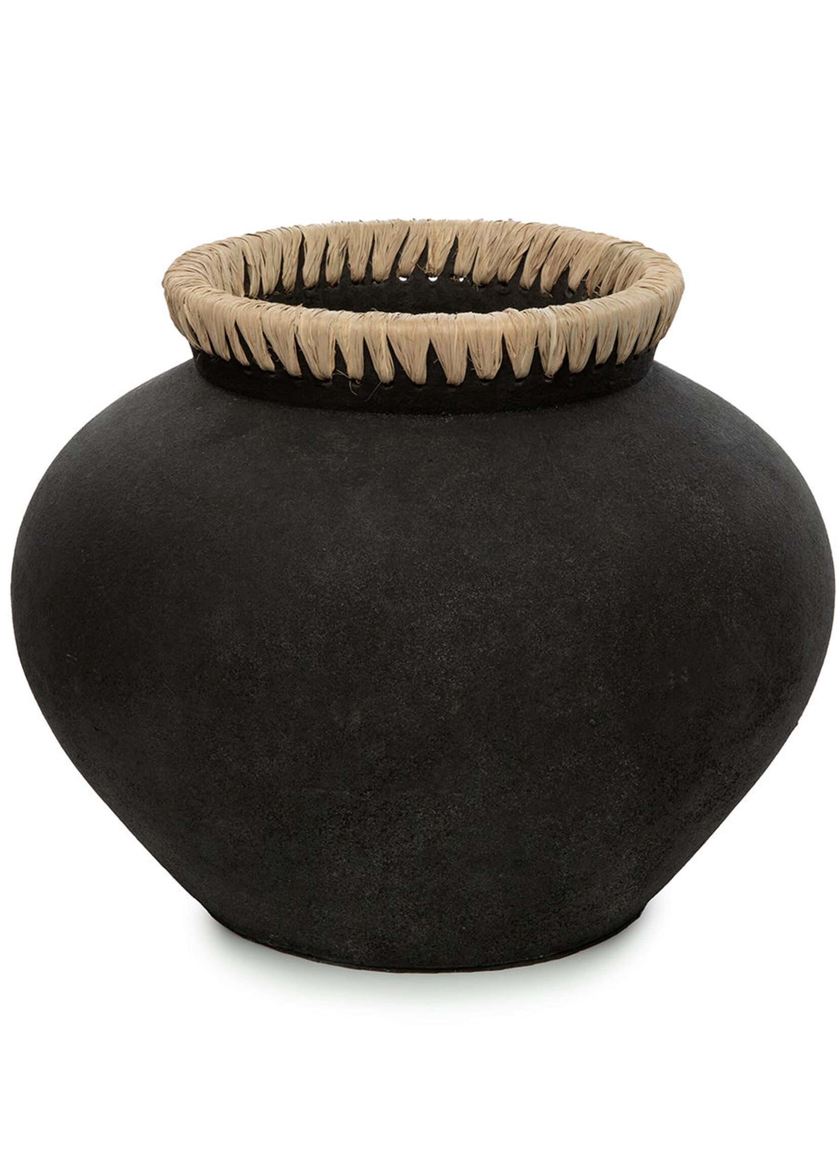 Bazar Bizar Antwerp The Styly Vase - Black Natural - L
