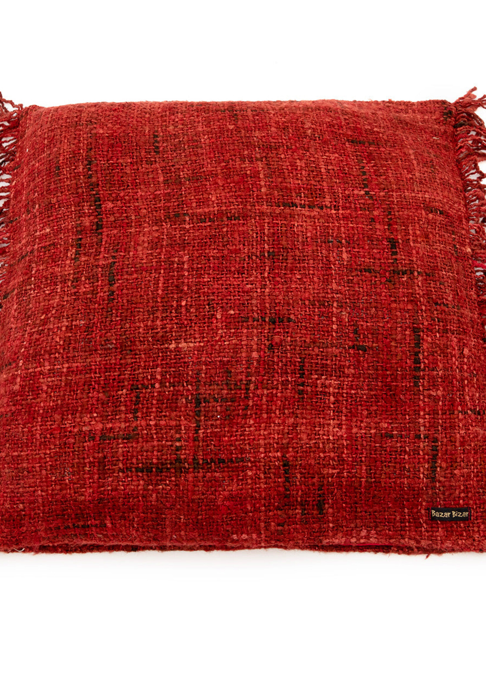 Bazar Bizar Antwerp The Oh My Gee Cushion Cover - Cherry Red - 60x60