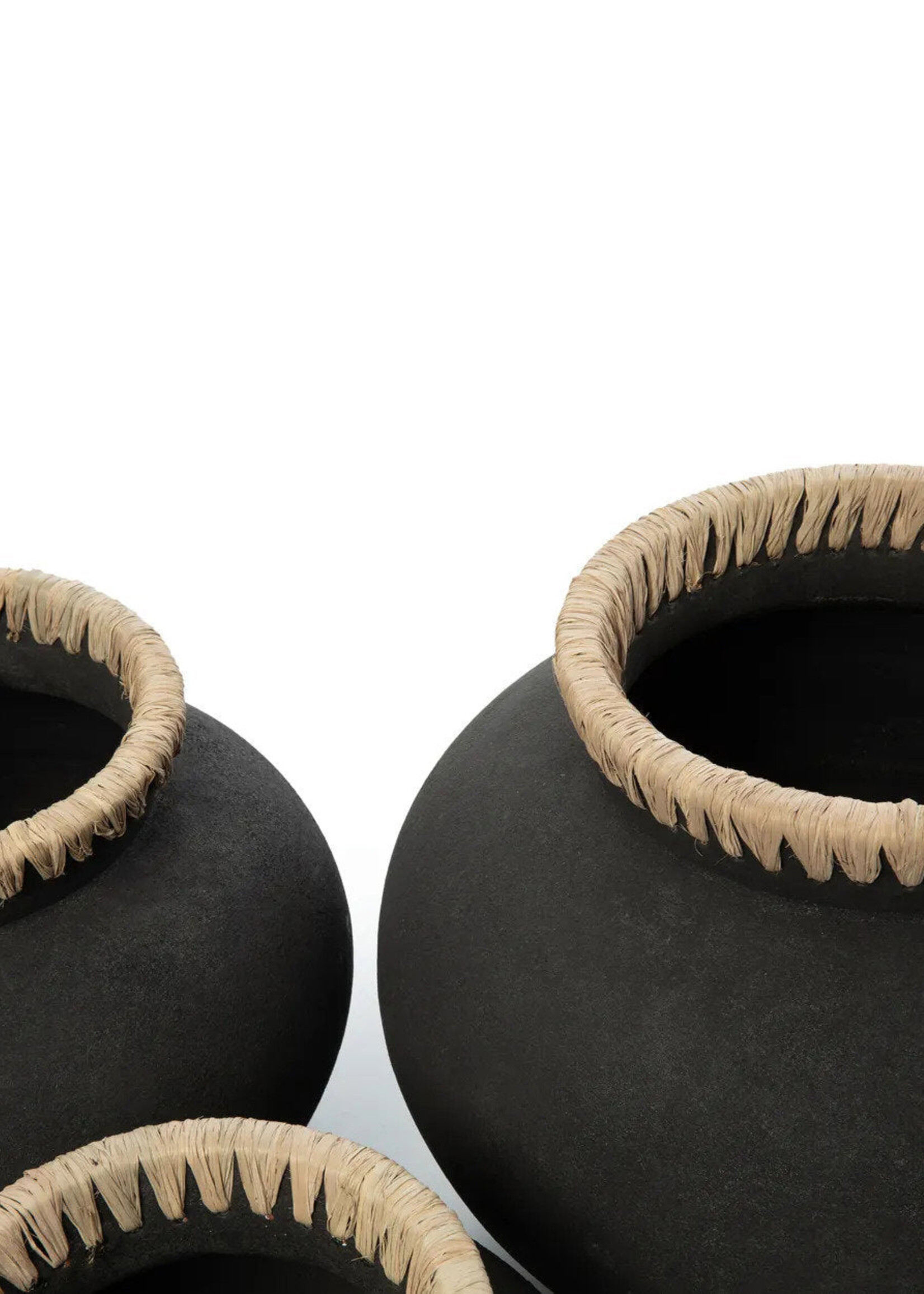Bazar Bizar Antwerp The Styly Vase - Black Natural - L