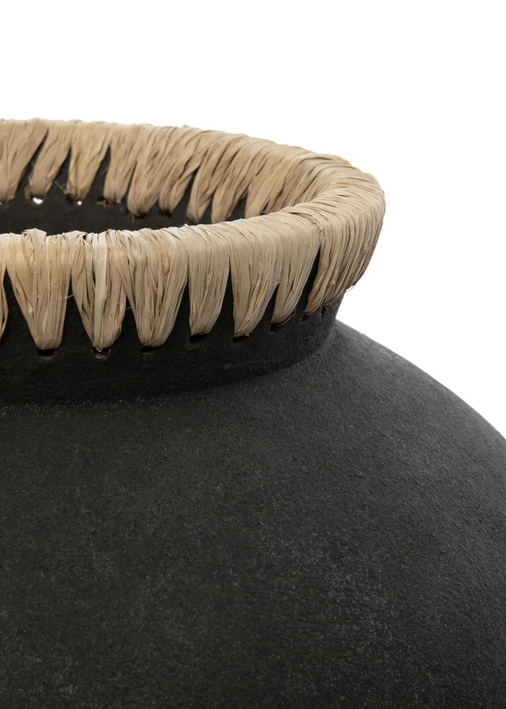 Bazar Bizar Antwerp The Styly Vase - Black Natural - L