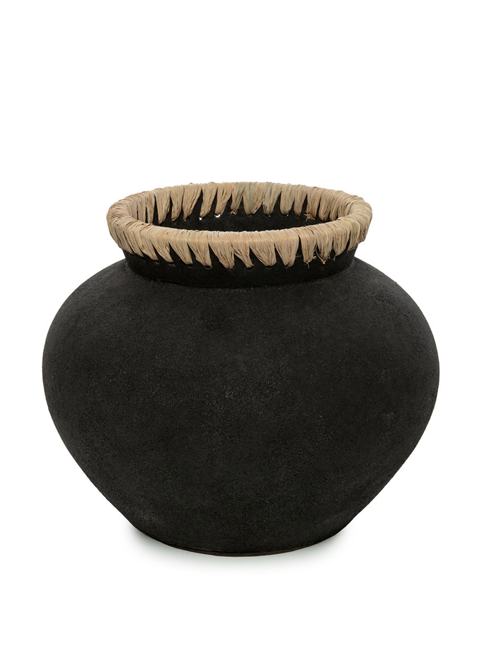 Bazar Bizar Antwerp The Styly Vase - Black Natural - M