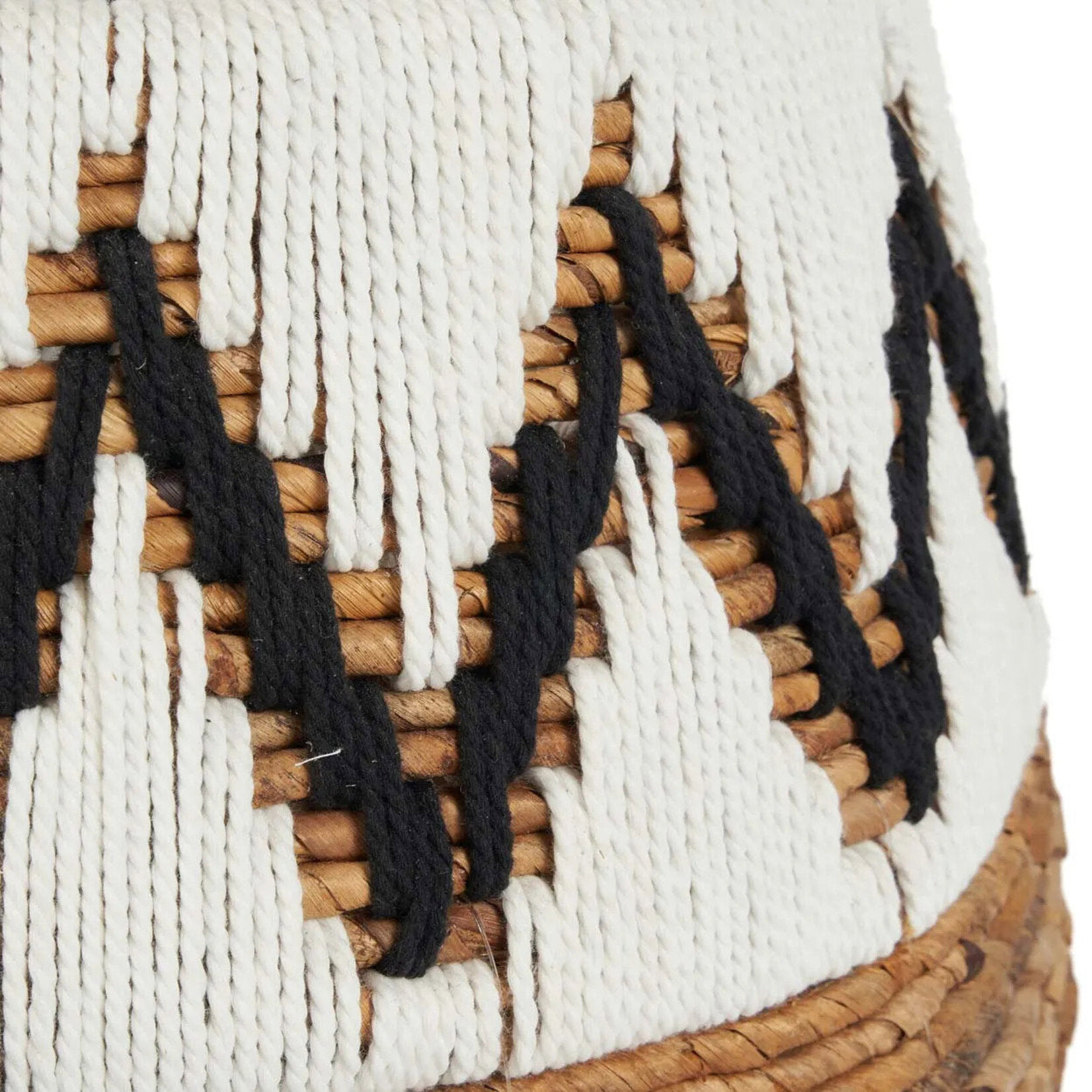 Bazar Bizar Antwerp The Little Bay Beach Basket - Natural White - M