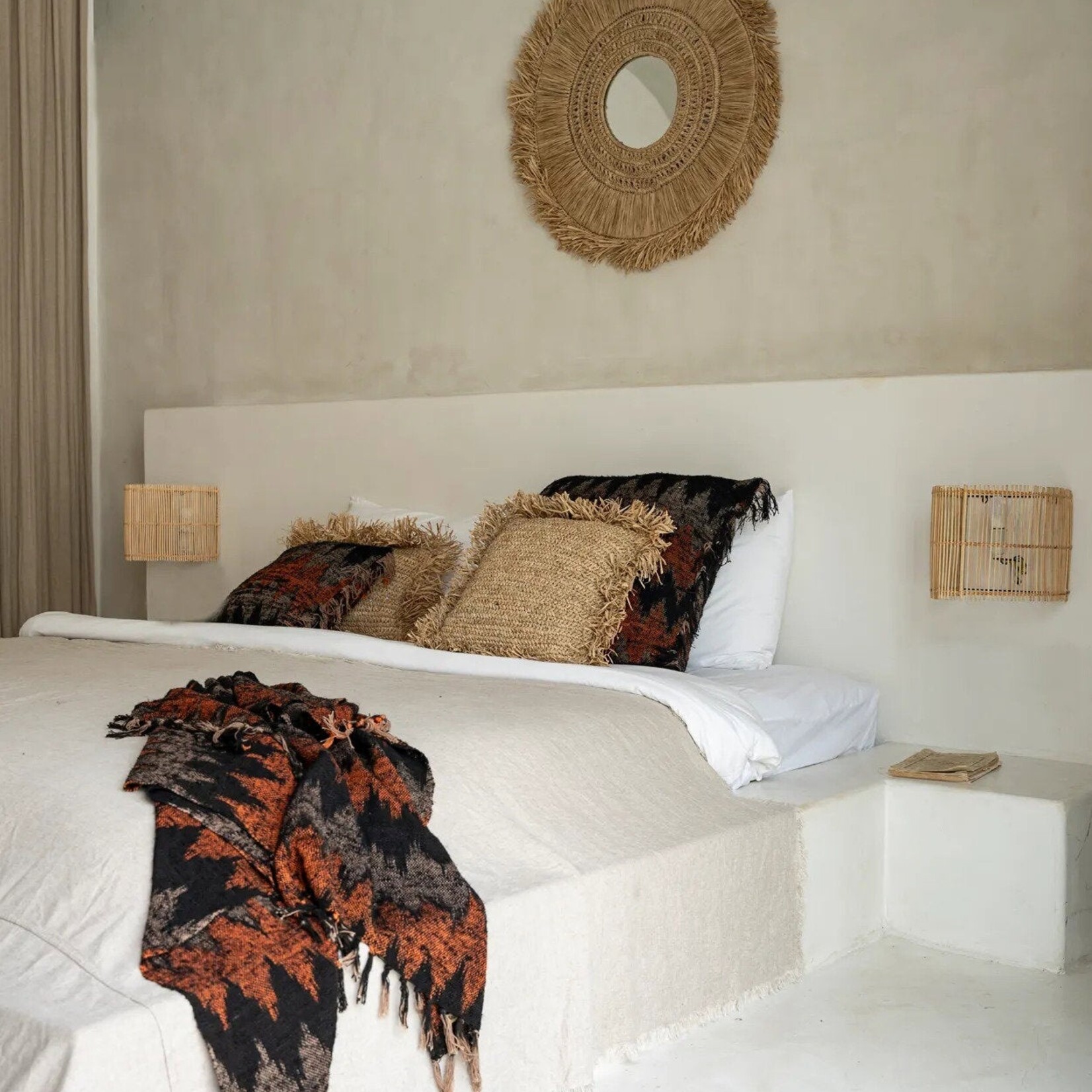 Bazar Bizar Antwerp The s'il vous Plaid - Black Orange