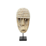 Bazar Bizar Antwerp The Cowrie Mask on Stand - Medium