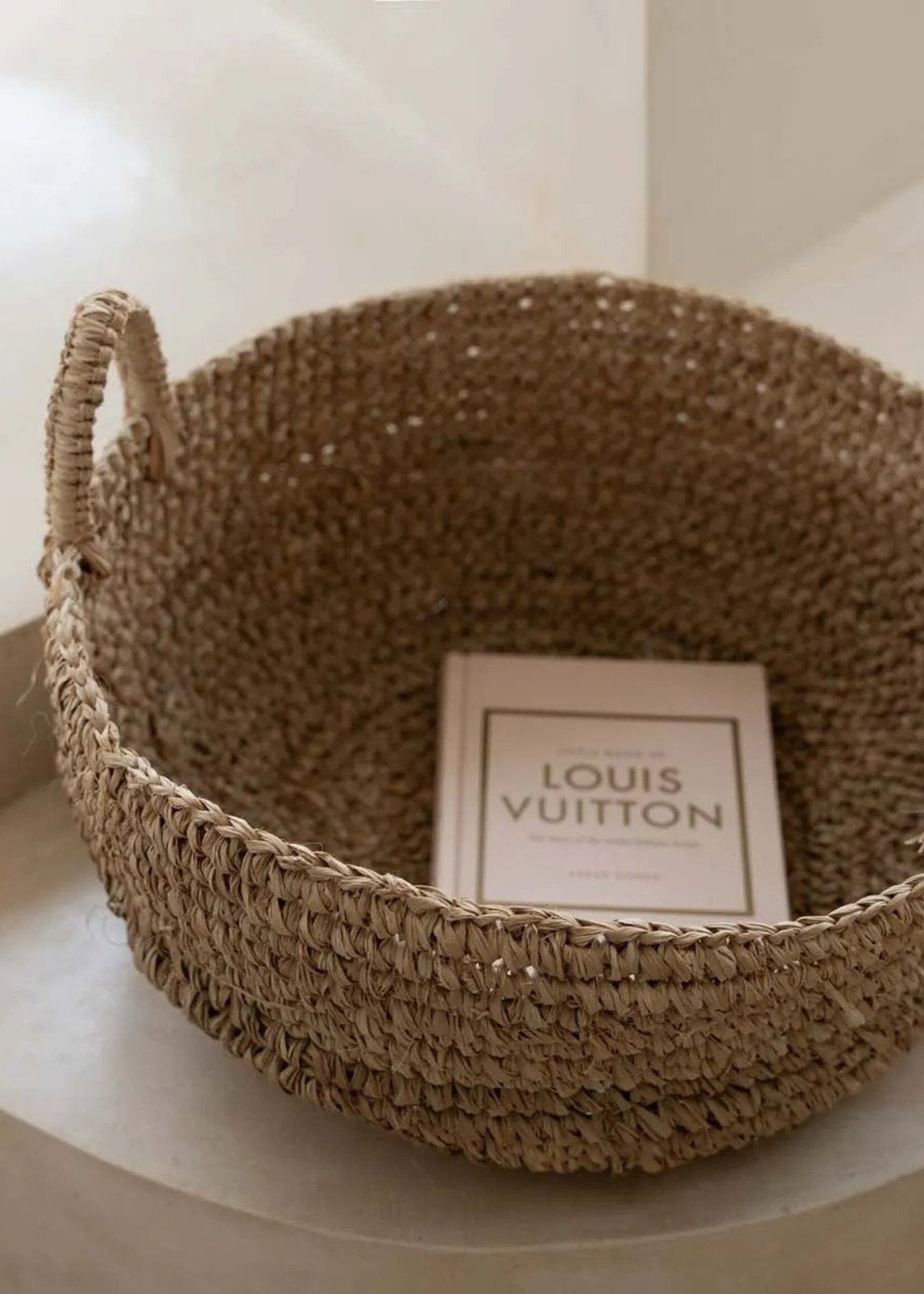 Bazar Bizar Antwerp The Raffia Basket Trays - Natural - L