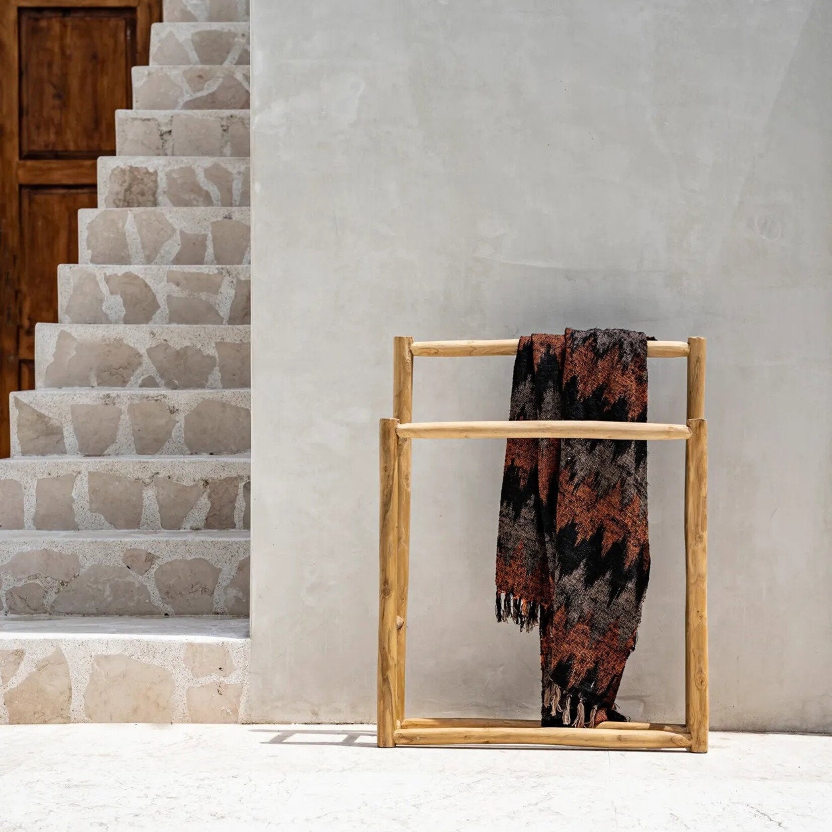 Bazar Bizar Antwerp The s'il vous Plaid - Black Orange