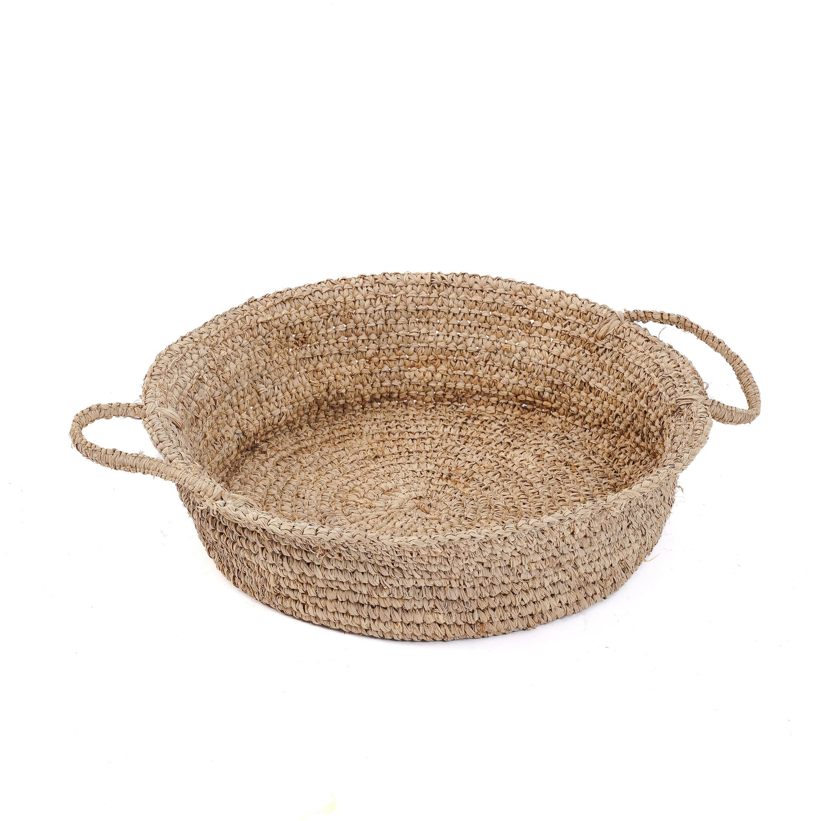 Bazar Bizar Antwerp The Raffia Basket Trays - Natural - L