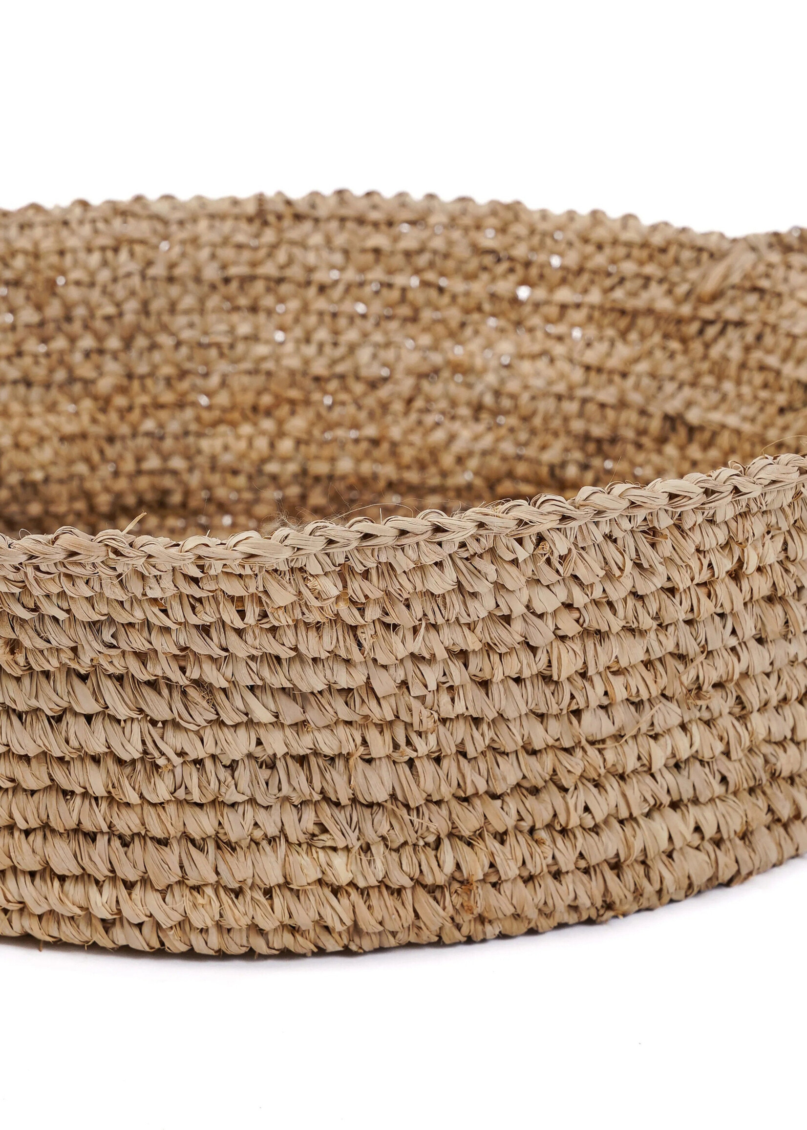 Bazar Bizar Antwerp The Raffia Basket Trays - Natural - L