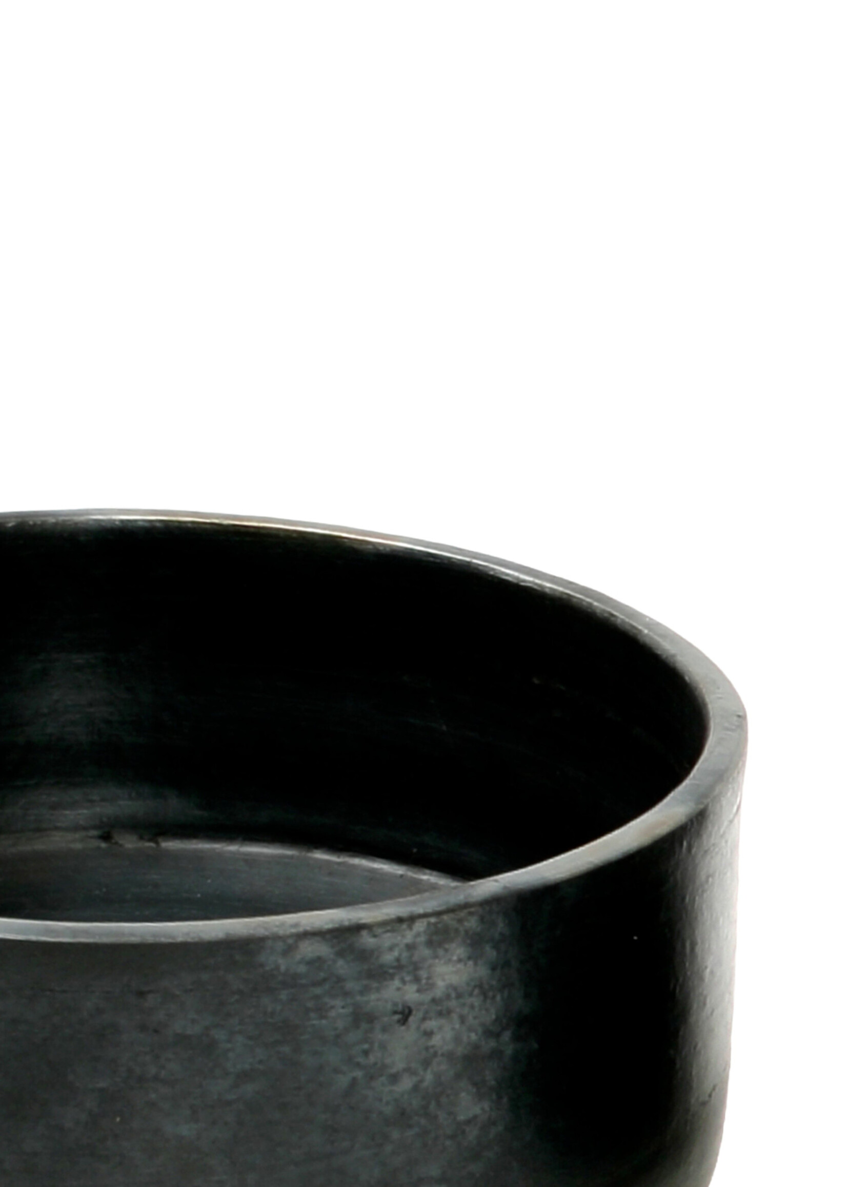 Bazar Bizar Antwerp The Burned Cylinder Dish - Black - L