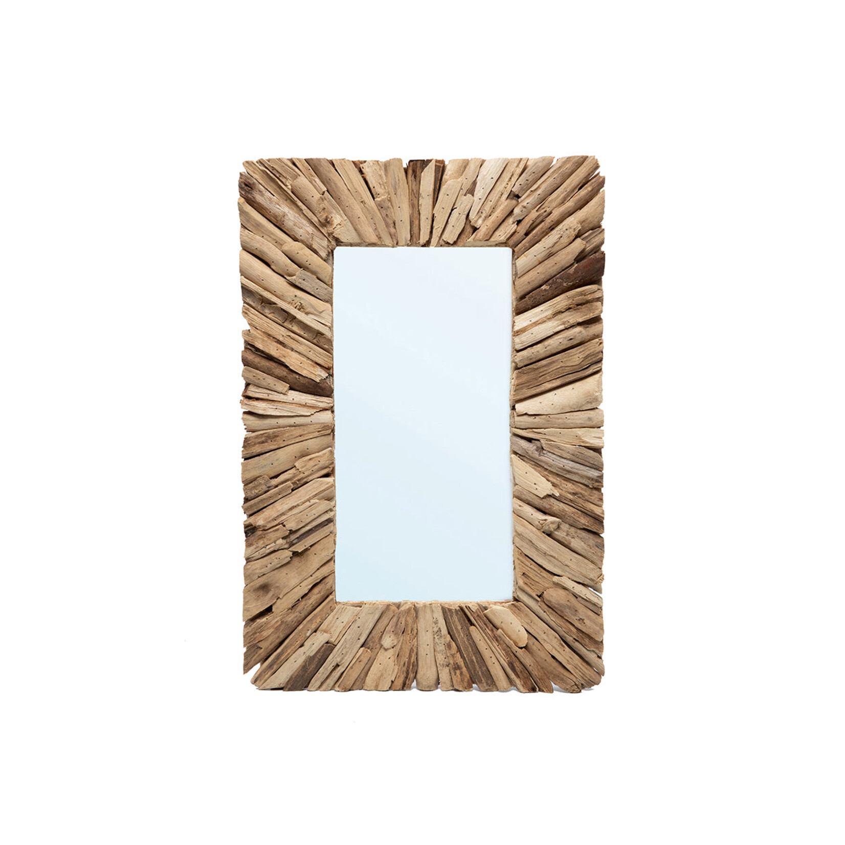 Bazar Bizar Antwerp The Driftwood Framed Mirror - Natural - M