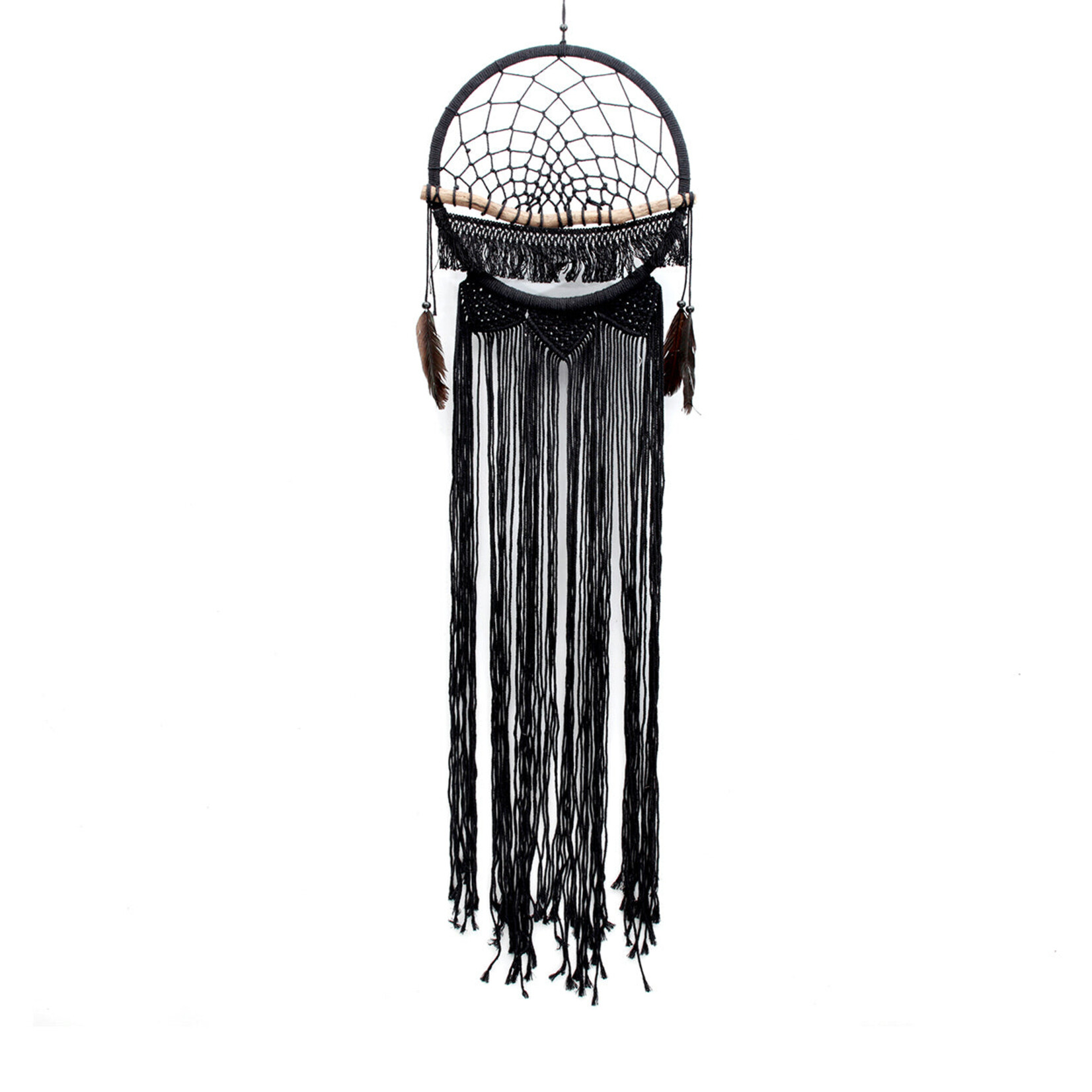 Bazar Bizar Antwerp The Macrame Wood Dreamer - Black