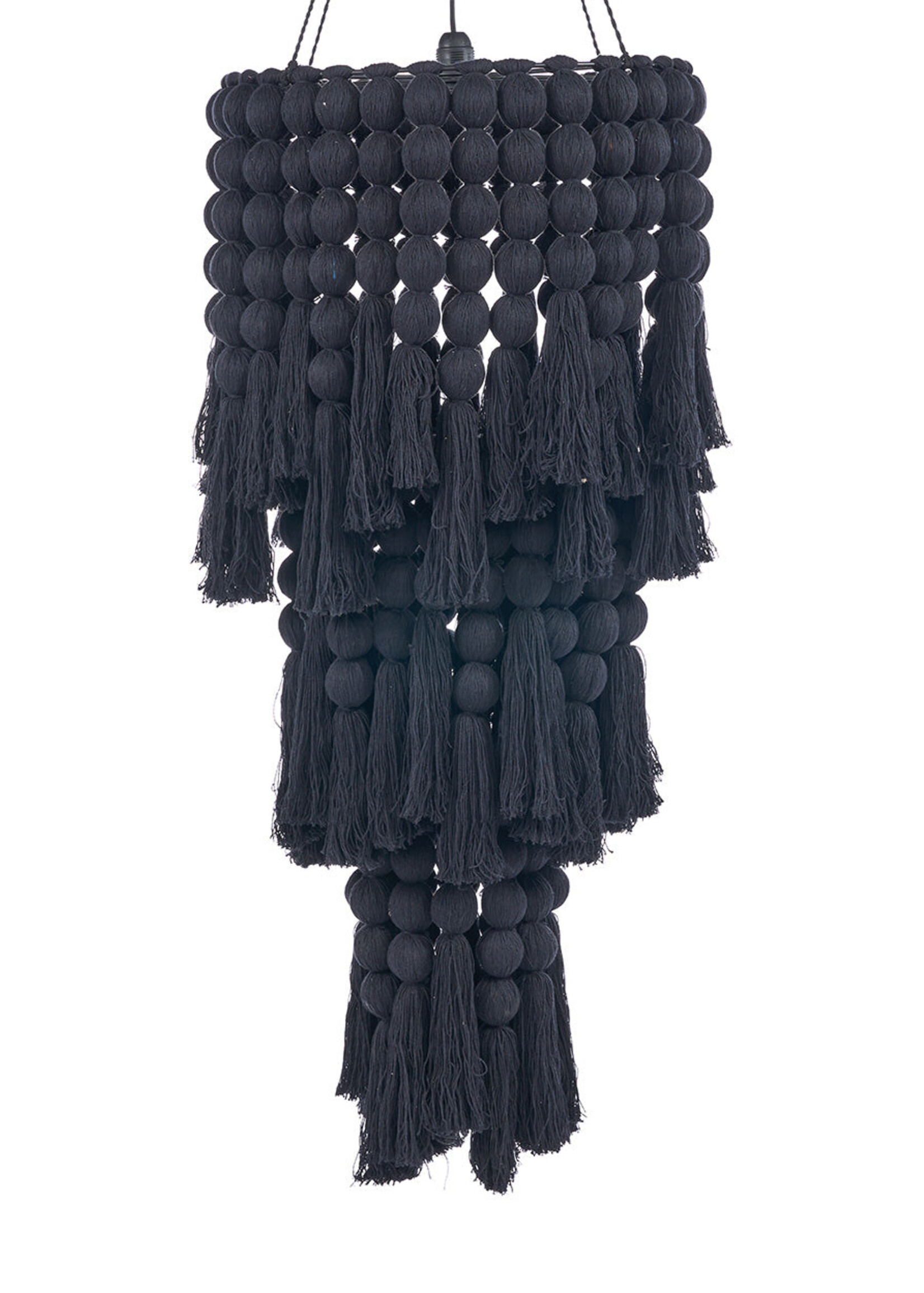 Bazar Bizar Antwerp The Nomad Cotton Chandelier - Black - XL