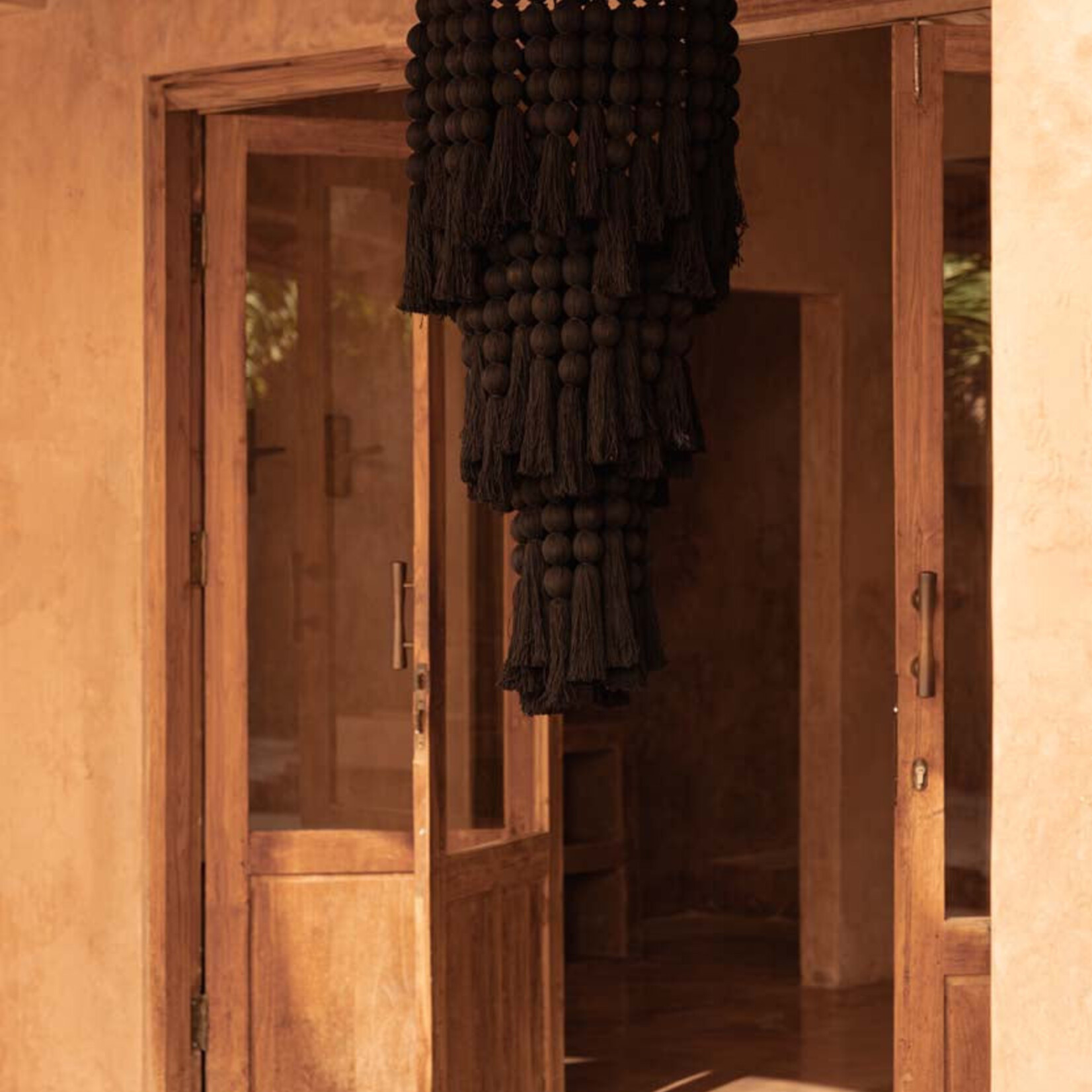 Bazar Bizar Antwerp The Nomad Cotton Chandelier - Black - XL