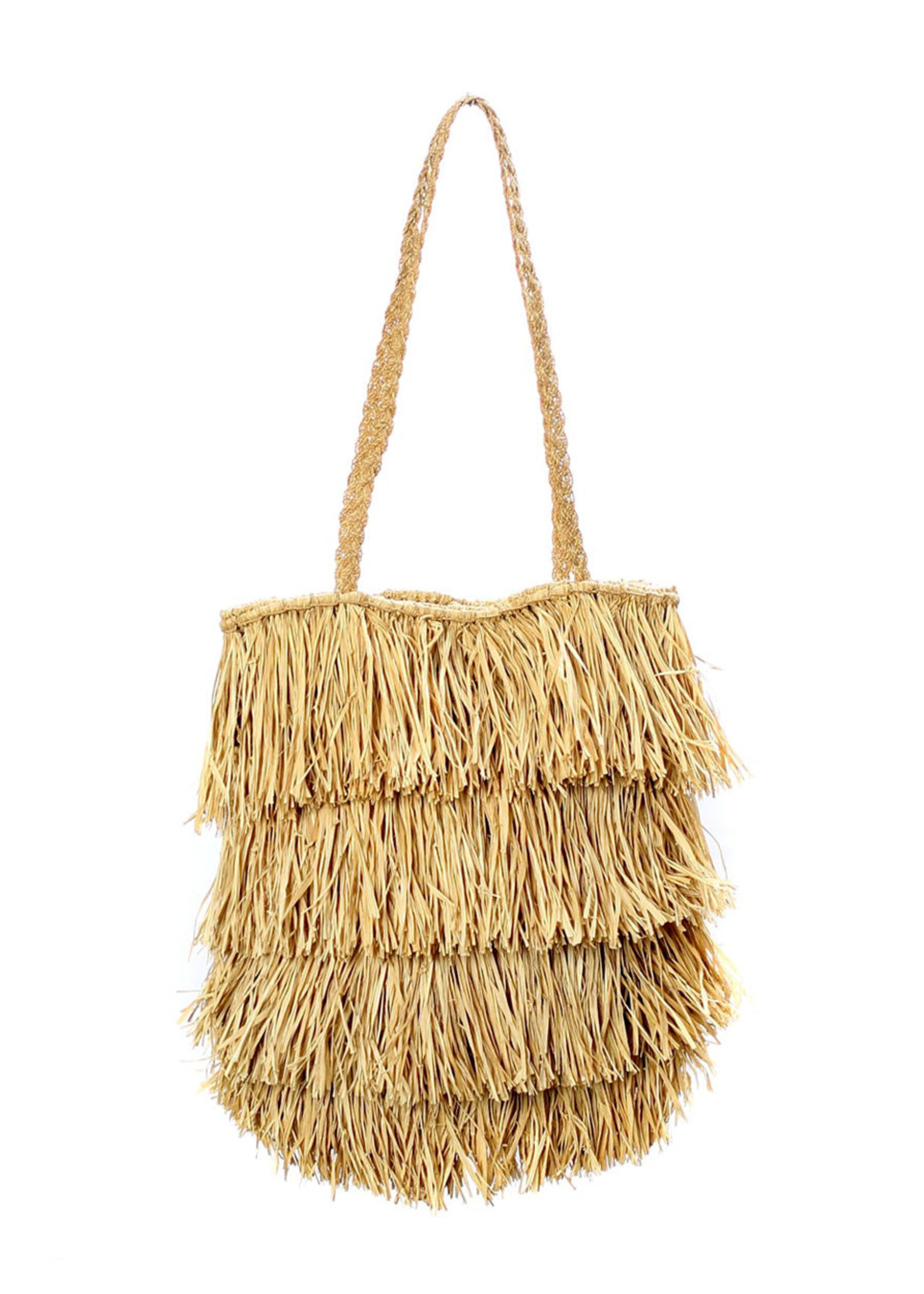 Bazar Bizar Antwerp The Raffia Bahamas Tote - Natural