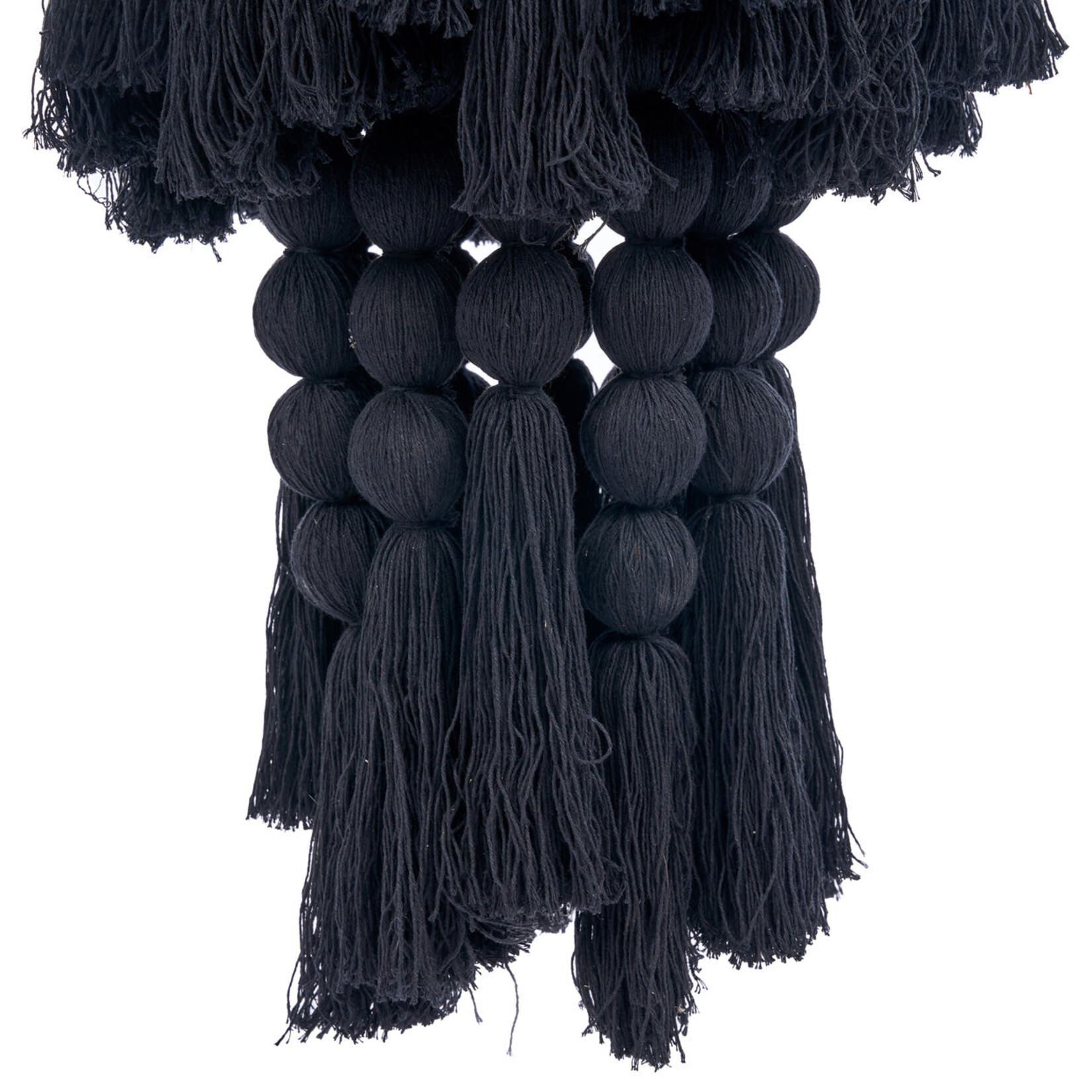 Bazar Bizar Antwerp The Nomad Cotton Chandelier - Black - XL