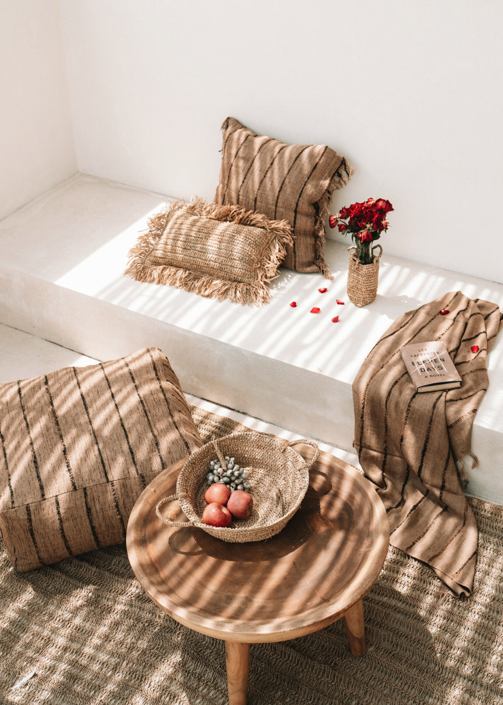 Bazar Bizar Antwerp The Raffia Basket Trays - Natural - S