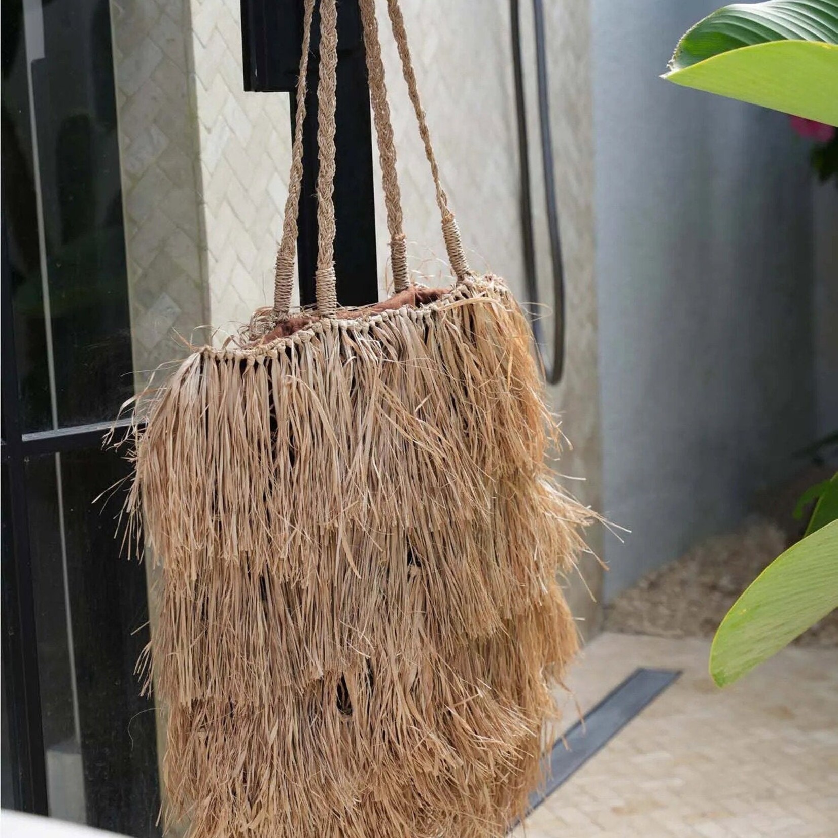 Bazar Bizar Antwerp The Raffia Bahamas Tote - Natural