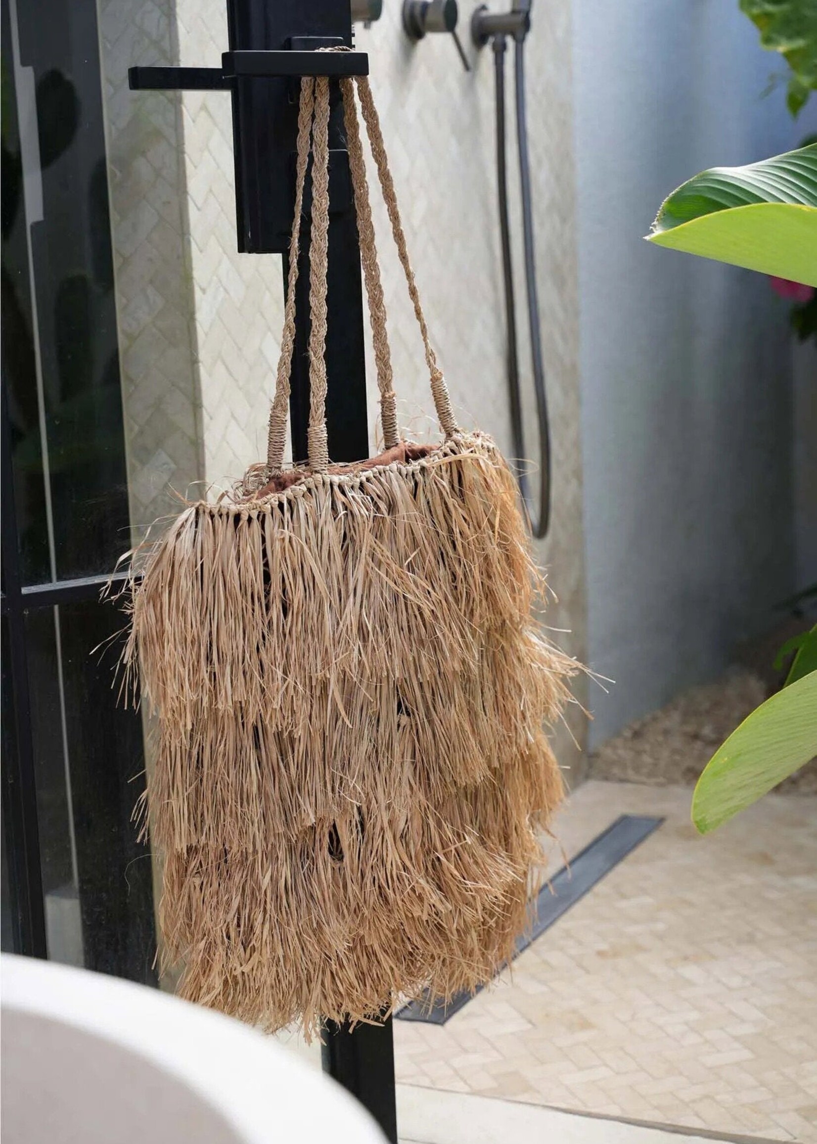 Bazar Bizar Antwerp The Raffia Bahamas Tote - Natural