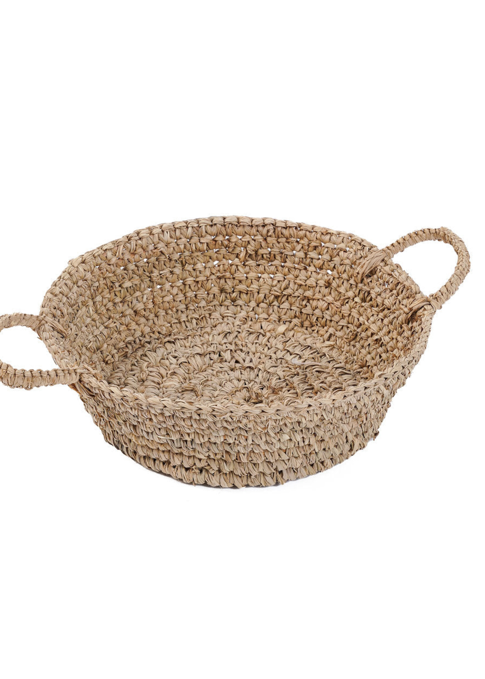 Bazar Bizar Antwerp The Raffia Basket Trays - Natural - S