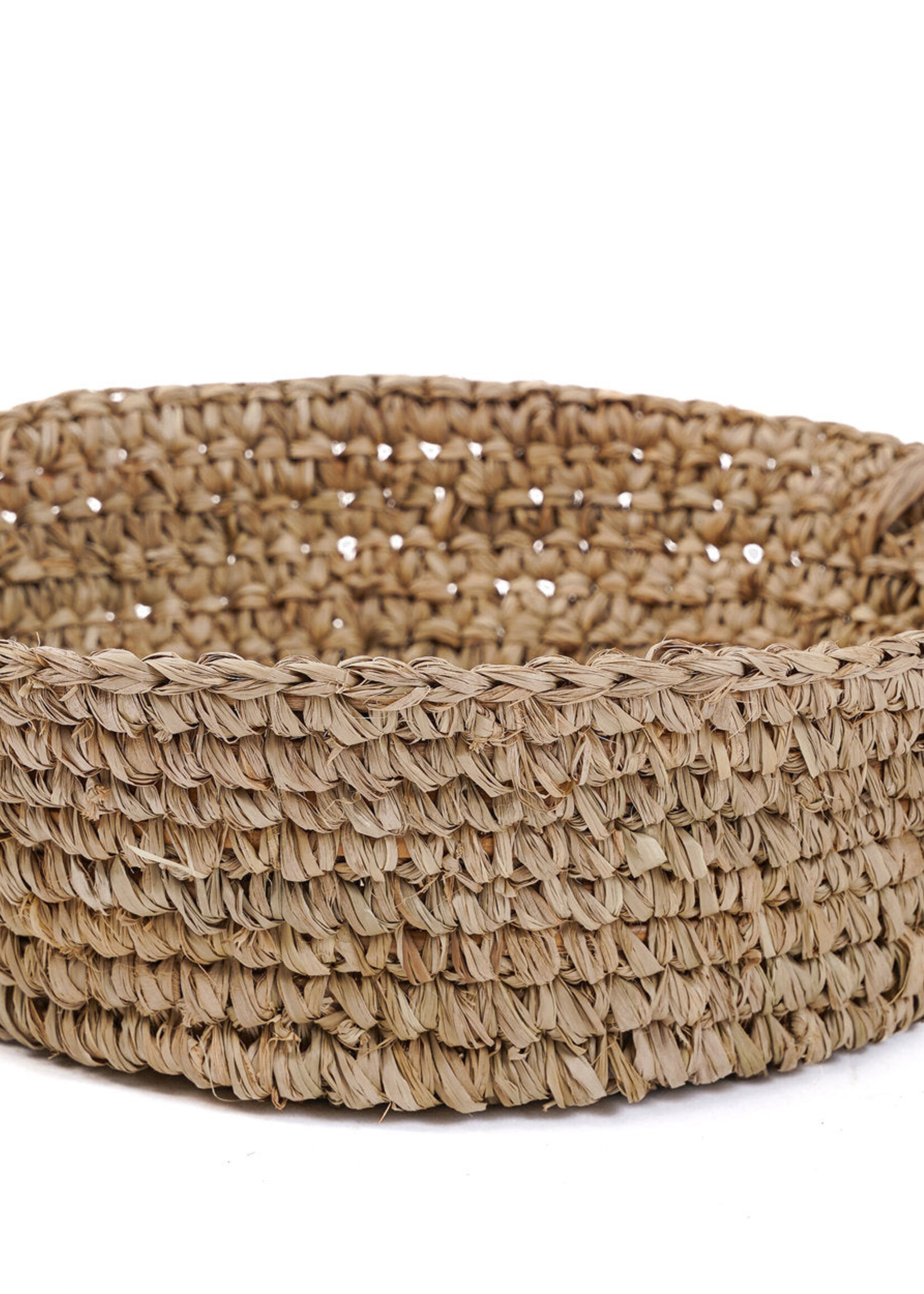 Bazar Bizar Antwerp The Raffia Basket Trays - Natural - S