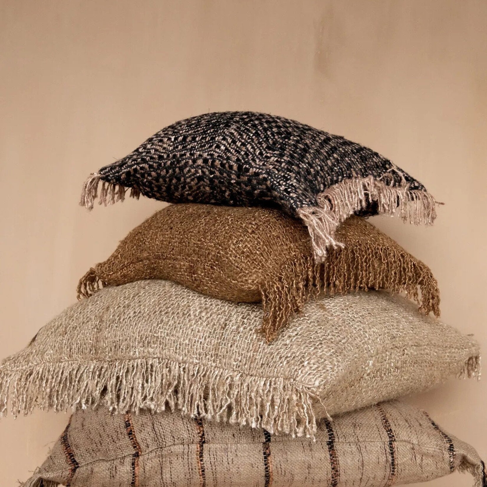 Bazar Bizar Antwerp The Oh My Gee Cushion Cover - Beige - 60x60