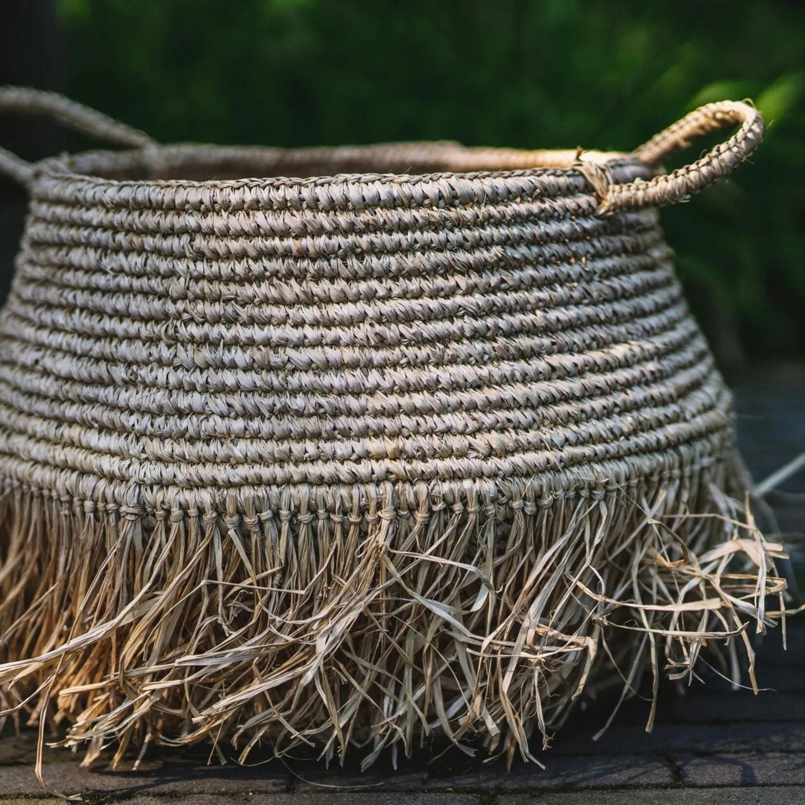 Bazar Bizar Antwerp The Raffia Deluxe Baskets - Natural - Large