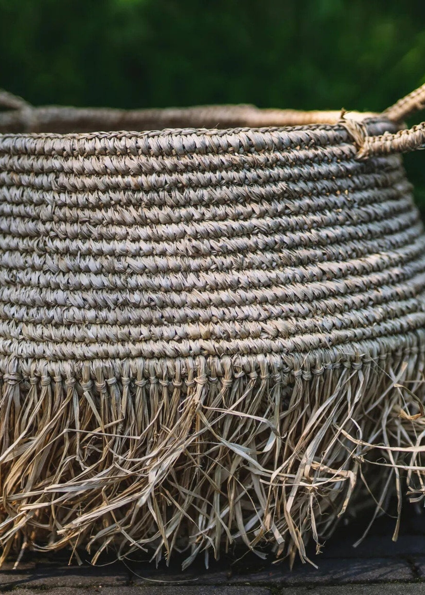 Bazar Bizar Antwerp The Raffia Deluxe Baskets - Natural - Large
