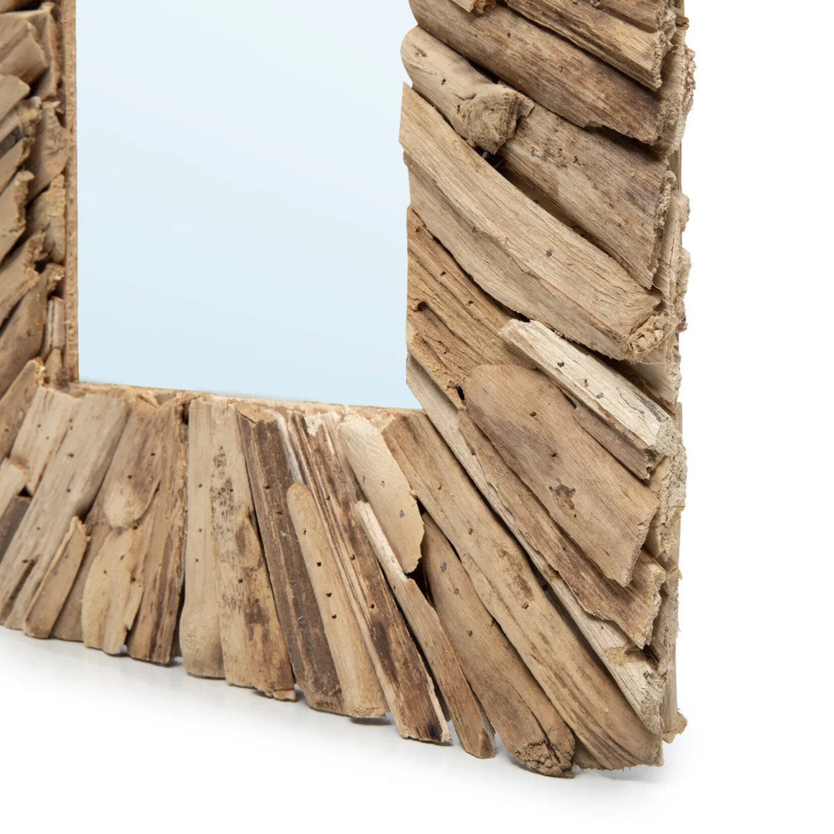 Bazar Bizar Antwerp The Driftwood Framed Mirror - Natural - M
