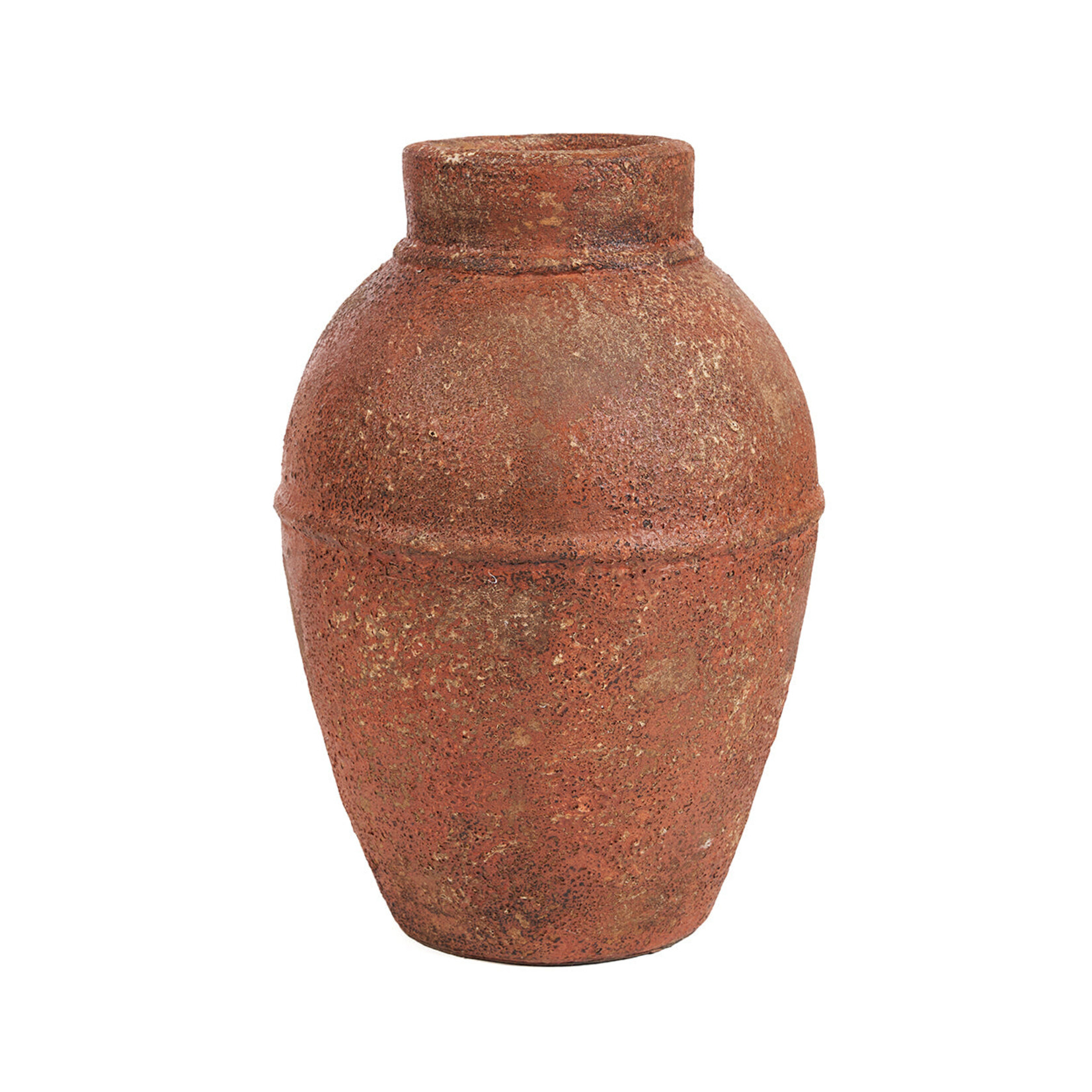 Bazar Bizar Antwerp The Amphora Rustica Vase - Terracotta - L