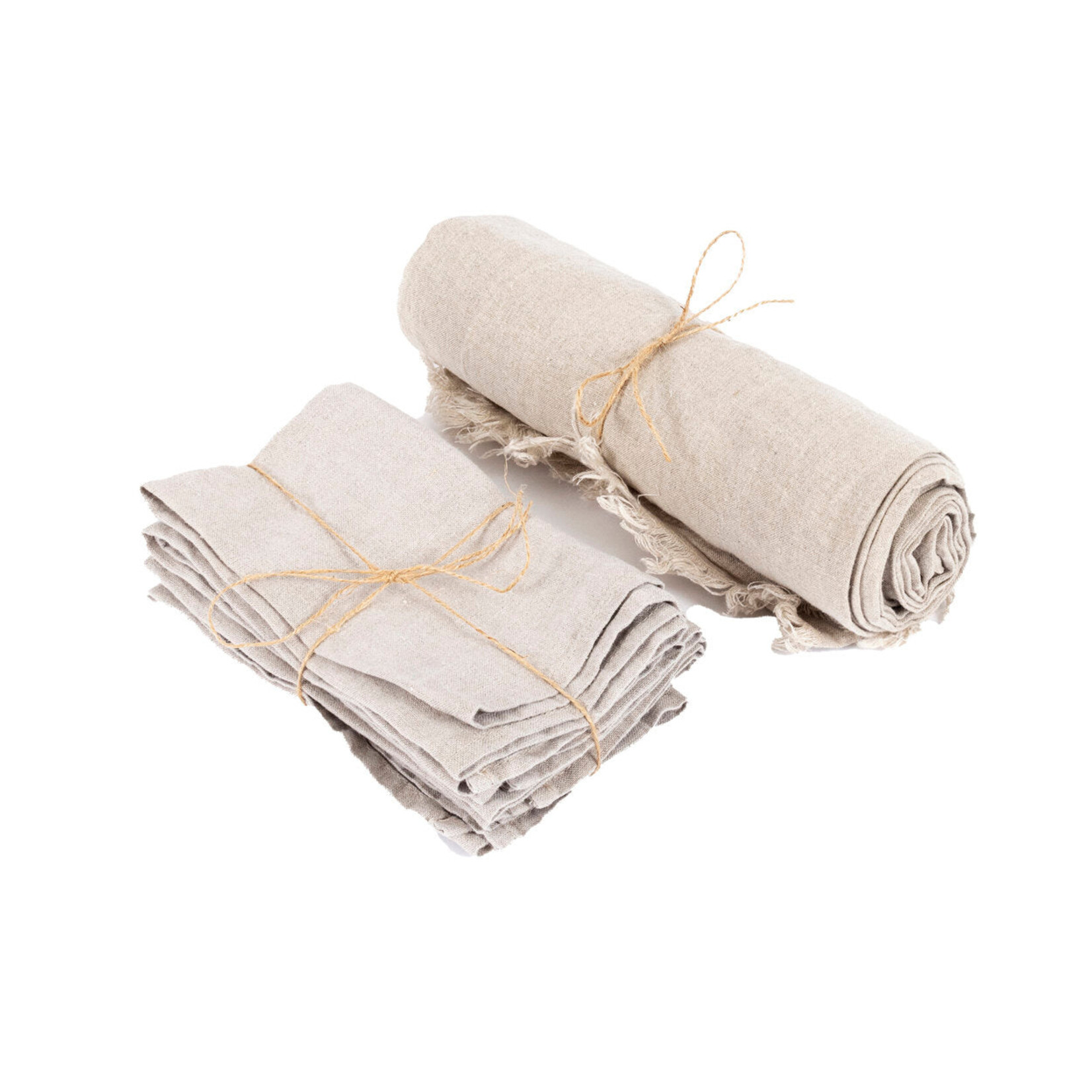 Bazar Bizar Antwerp The Linen Tablecloth - Beige - 150x150