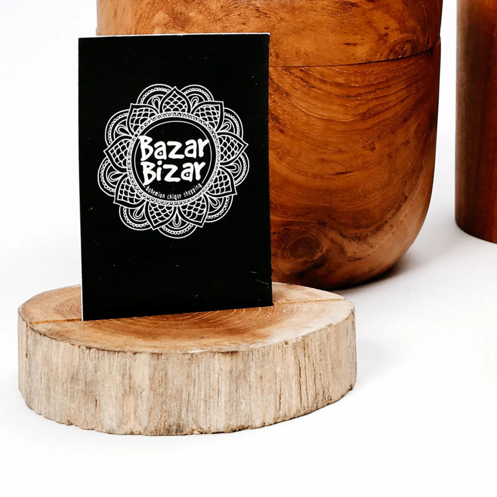 Bazar Bizar Antwerp The Teak Root Card Holder