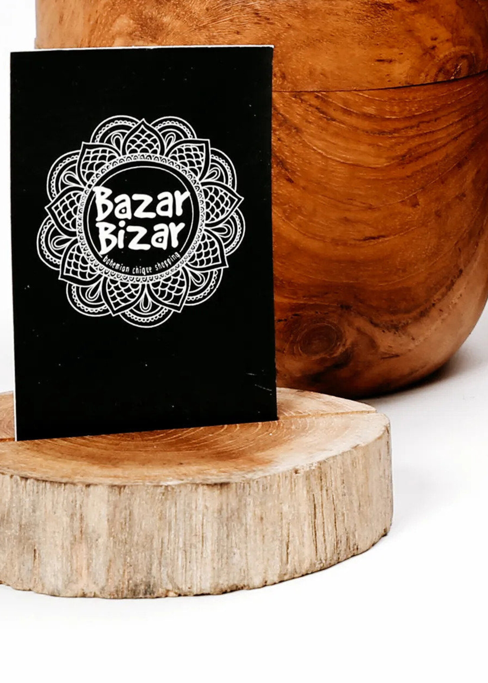 Bazar Bizar Antwerp The Teak Root Card Holder