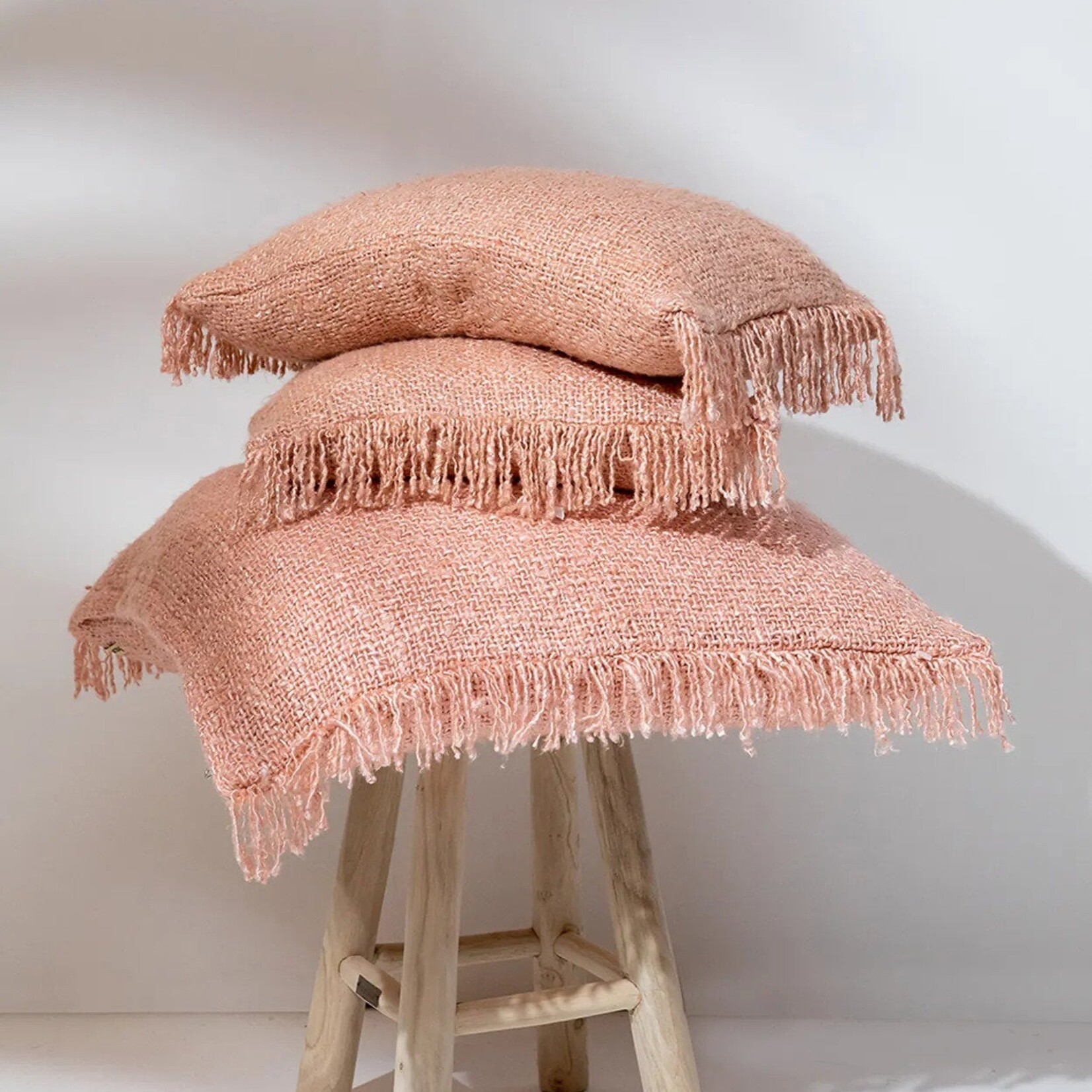 Bazar Bizar Antwerp The Oh My Gee Cushion Cover - Salmon Pink - 60x60