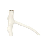 Bazar Bizar Antwerp The Triple Twig Candle Holder - White
